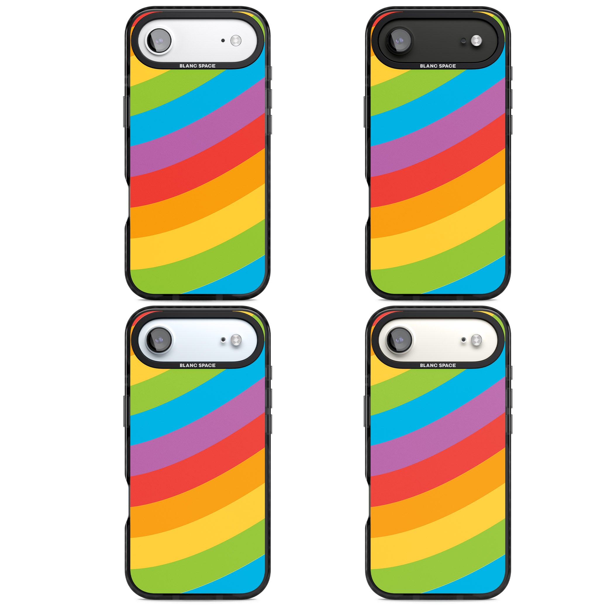 Lucky Rainbow iPhone 17 Air Impact Black Phone Case APT Impact Protection