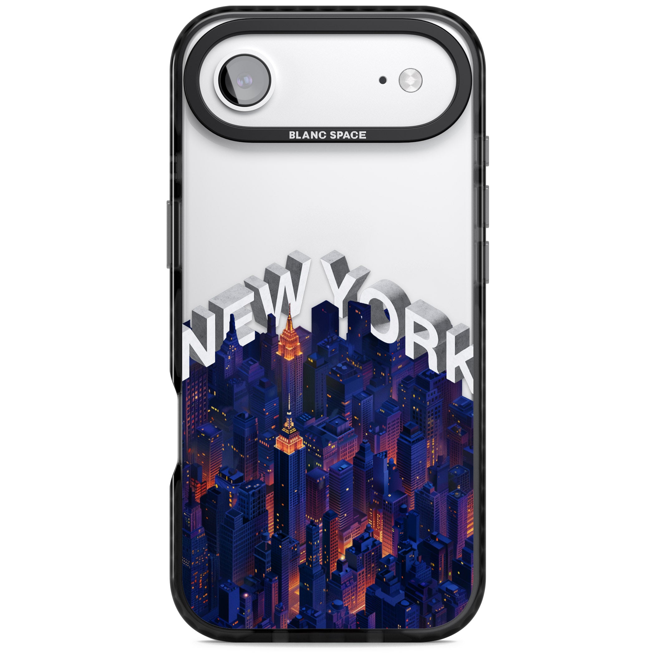 New York City iPhone 17 Air Impact Black Phone Case