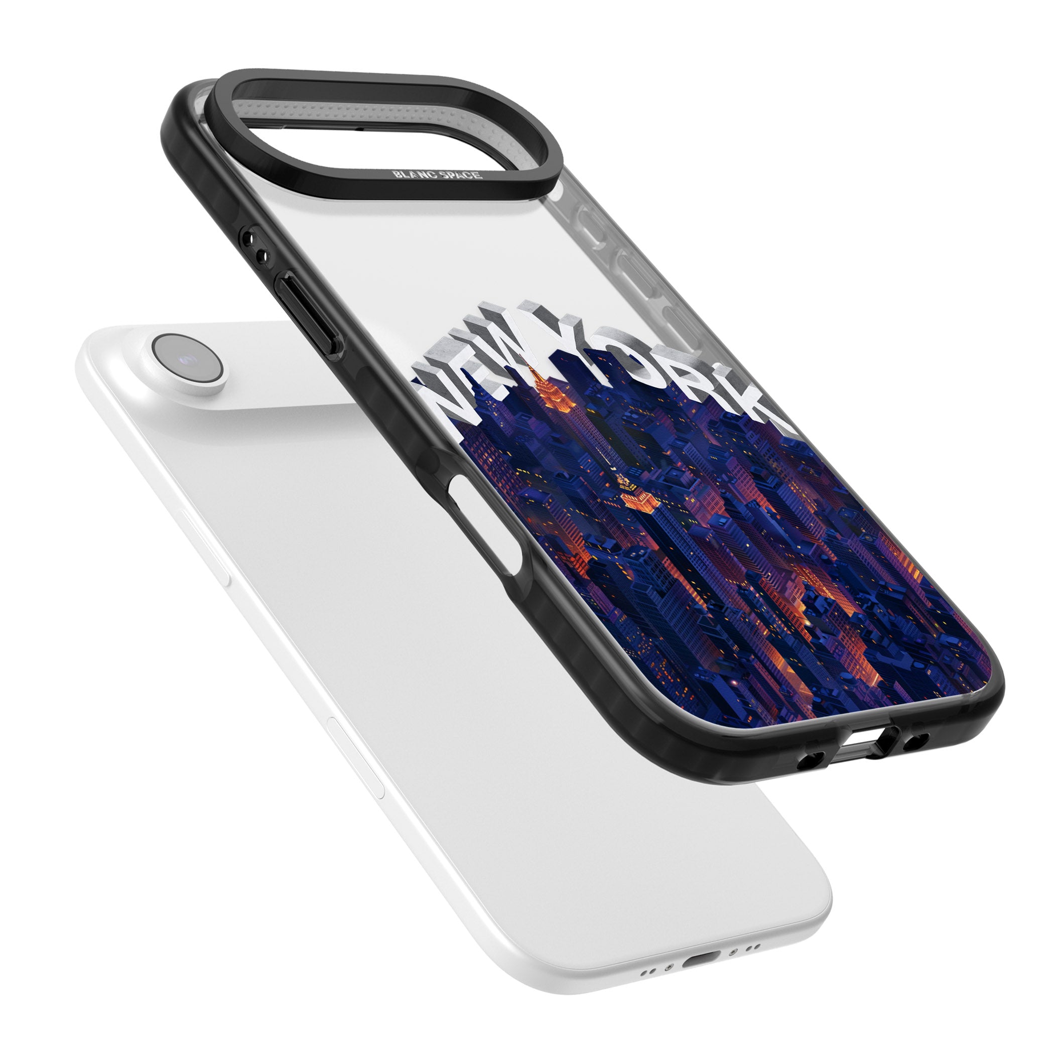 New York City iPhone 17 Air Impact Black Phone Case Colours