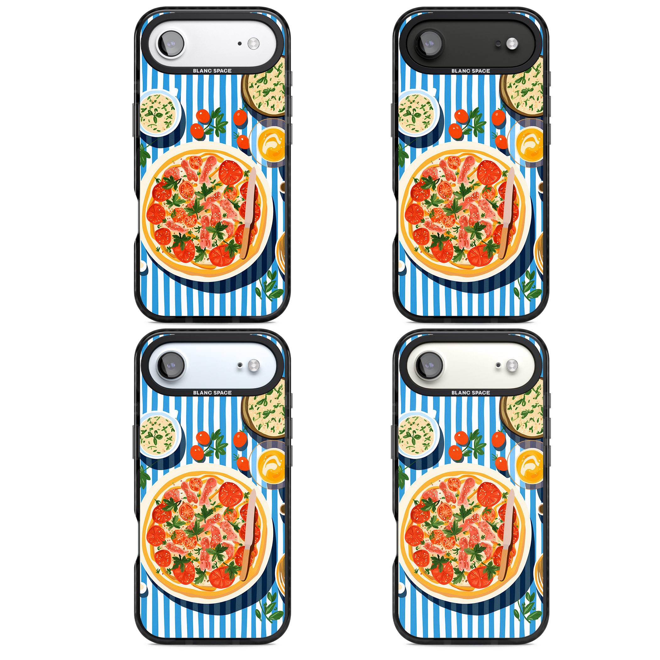 Italian Platter iPhone 17 Air Impact Black Phone Case APT Impact Protection