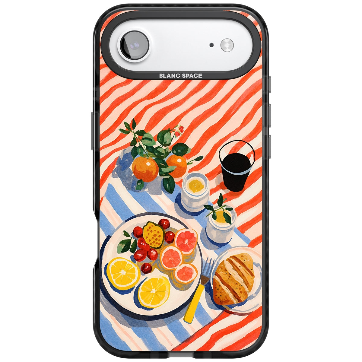 Citrus Picnic iPhone Air Impact Black Phone Case front