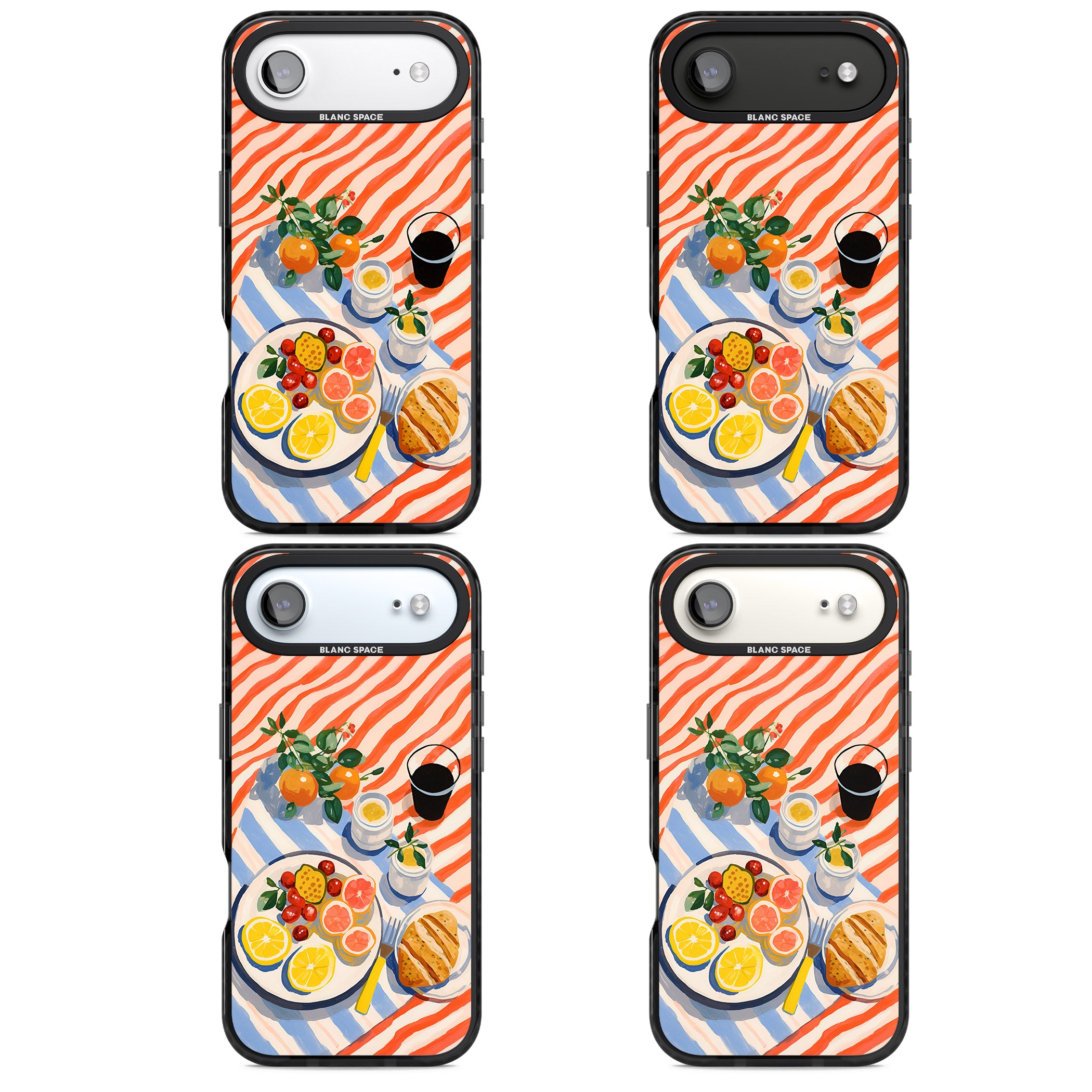 Citrus Picnic iPhone 17 Air Impact Black Phone Case APT Impact Protection