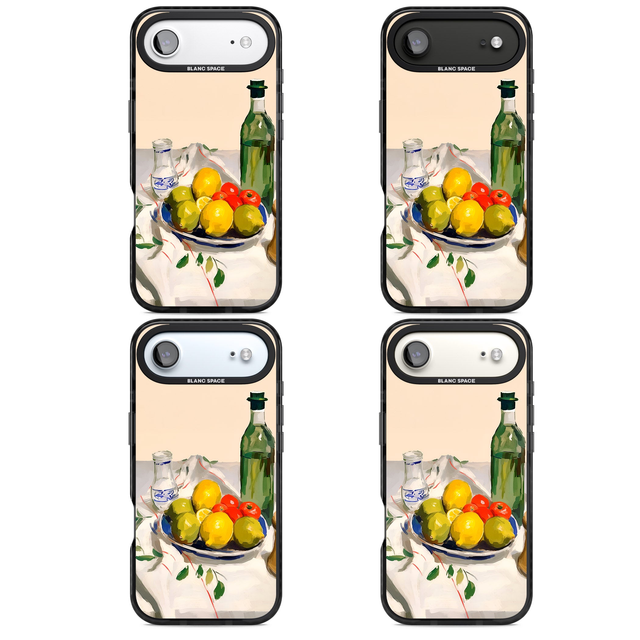 Mediterranean Fruit Salad iPhone 17 Air Impact Black Phone Case APT Impact Protection