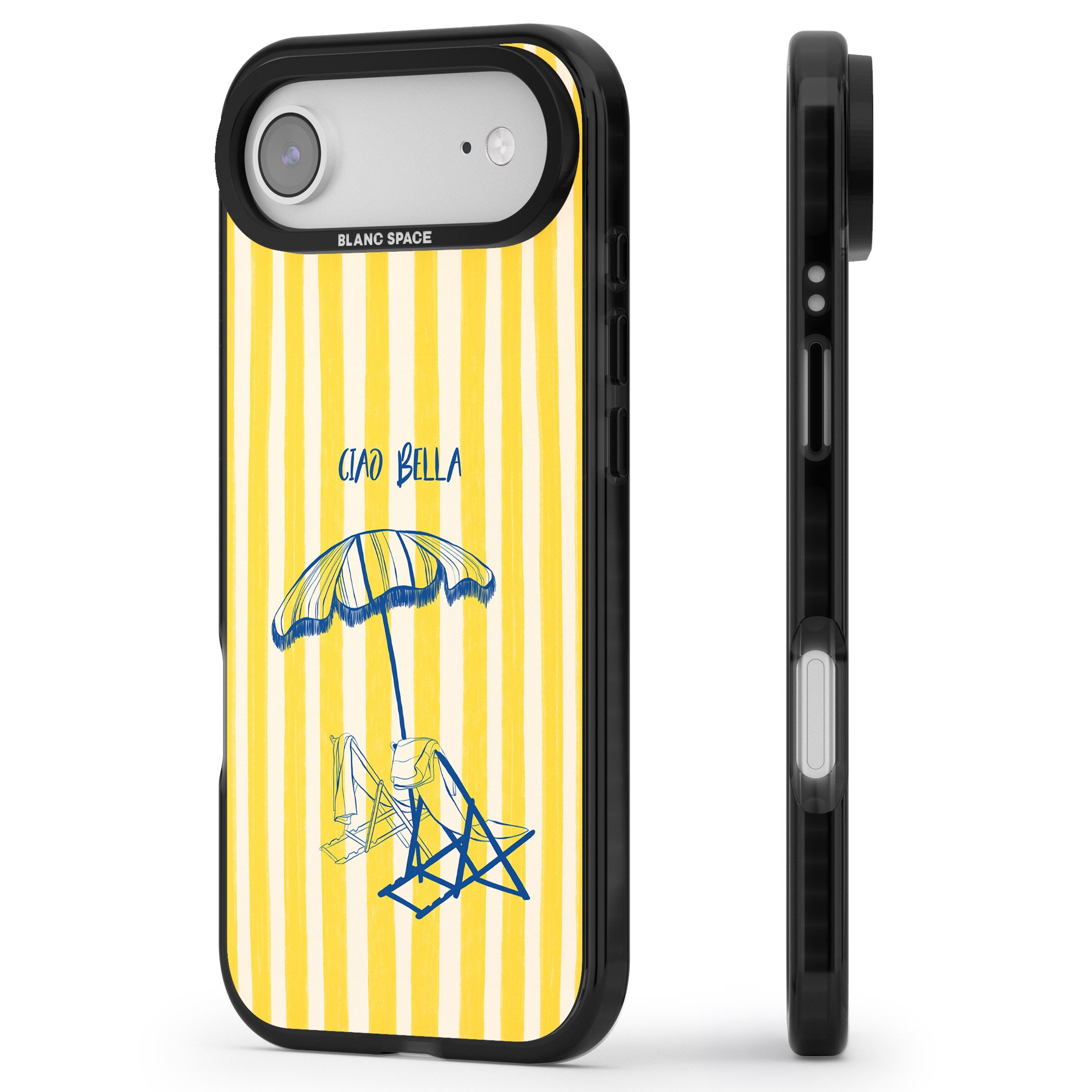 Ciao Bella iPhone 17 Air Impact Black Phone Case Side Profile