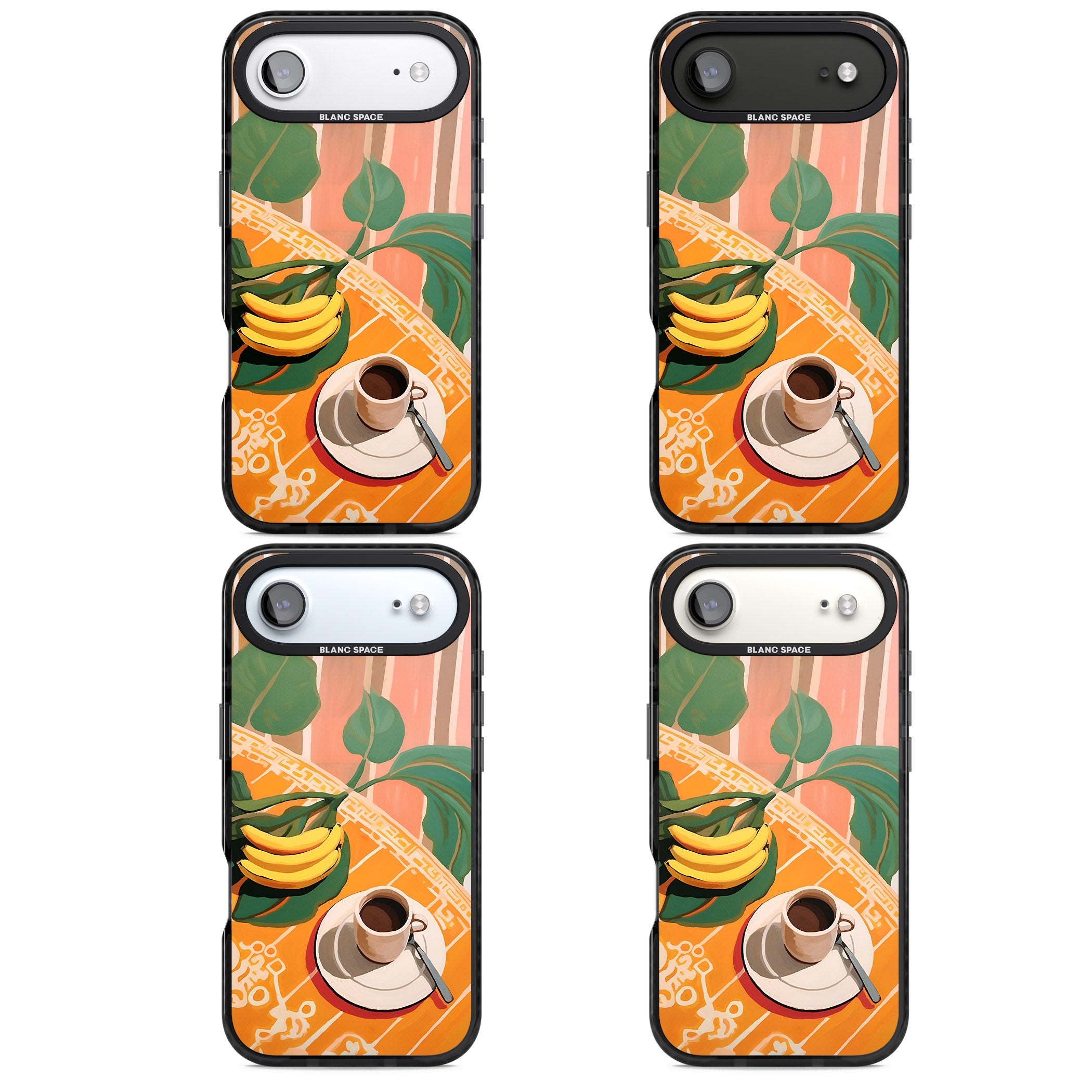 Mediterranean Breakfast iPhone 17 Air Impact Black Phone Case APT Impact Protection