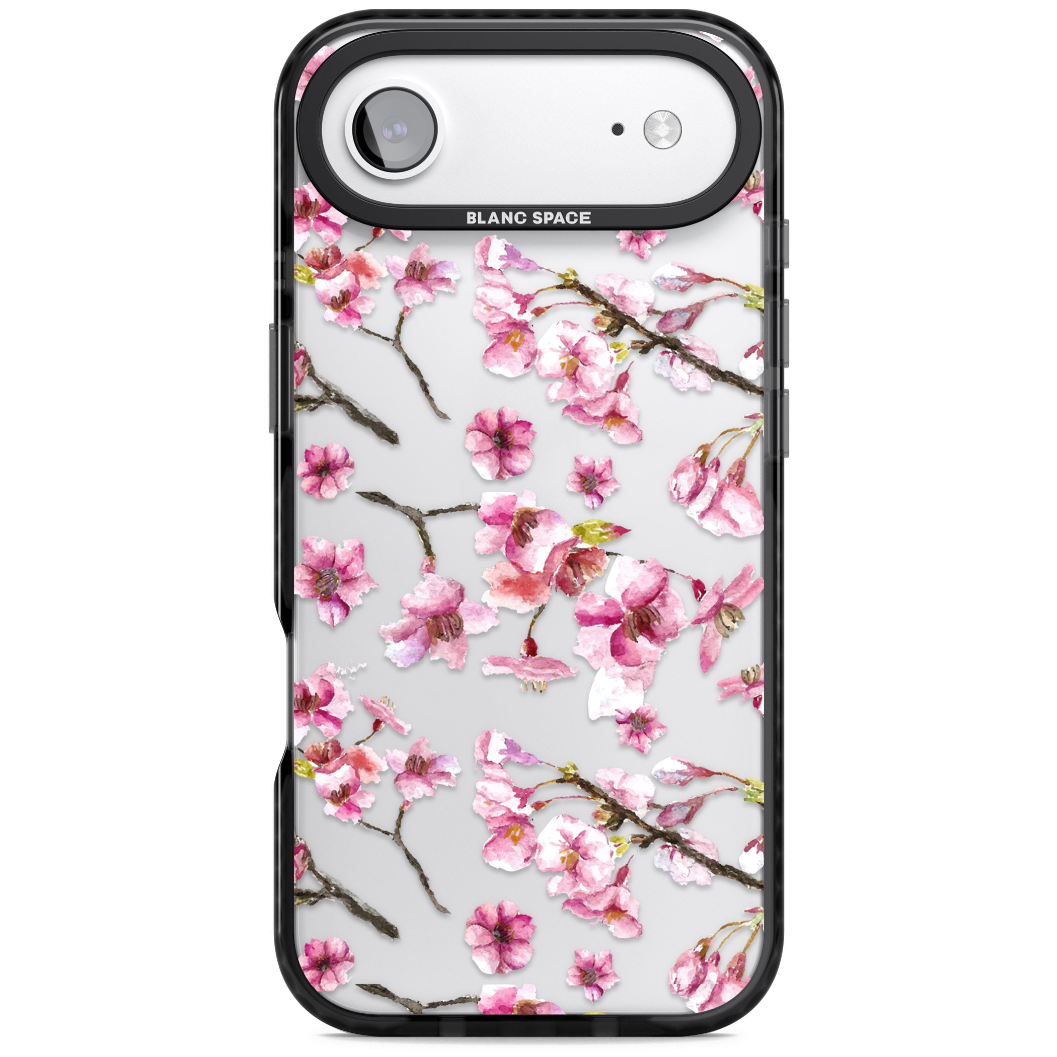 Sakura Bloom iPhone 17 Air Impact Black Phone Case