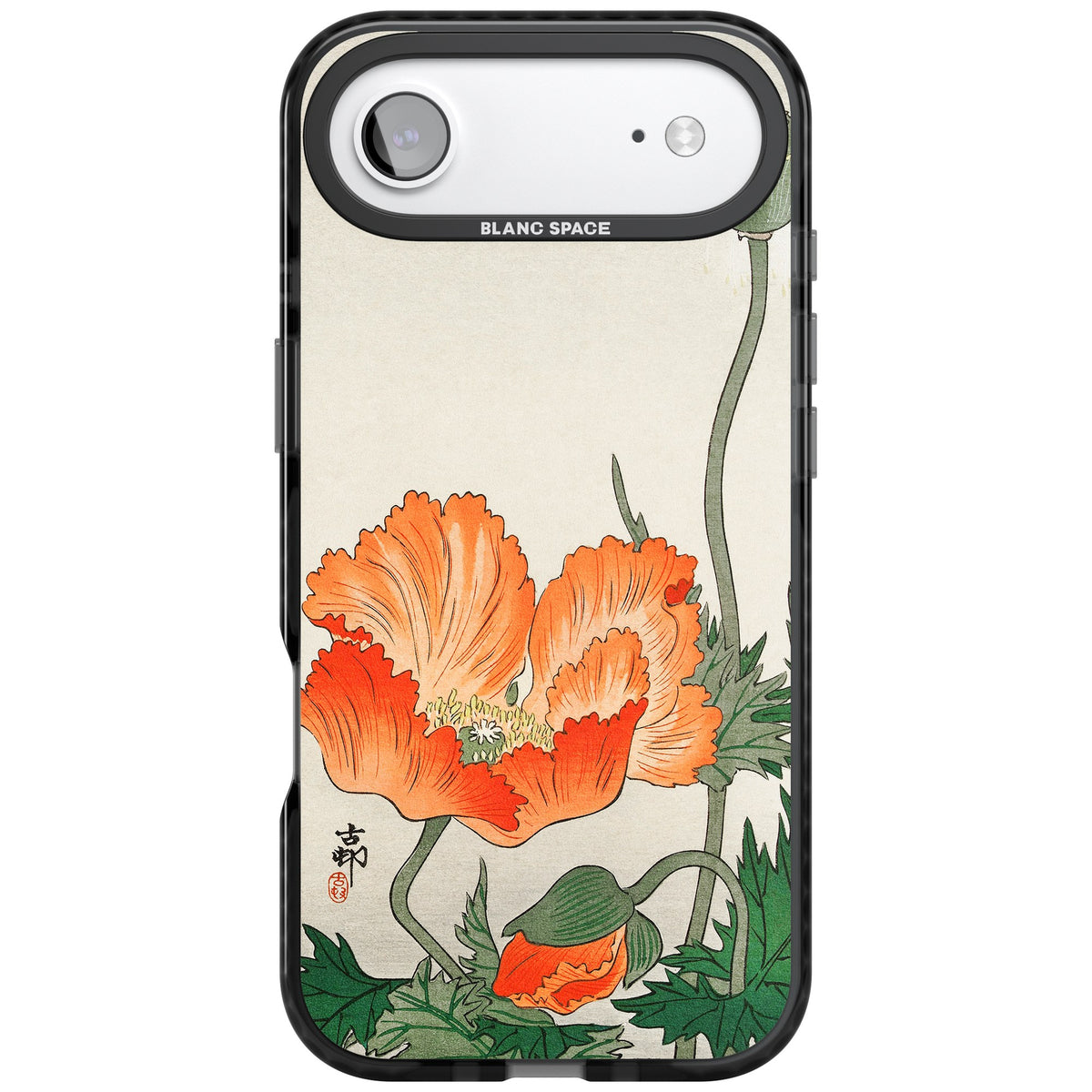 Birds And Plants By Ohara Koson iPhone Air Impact Black Phone Case front
