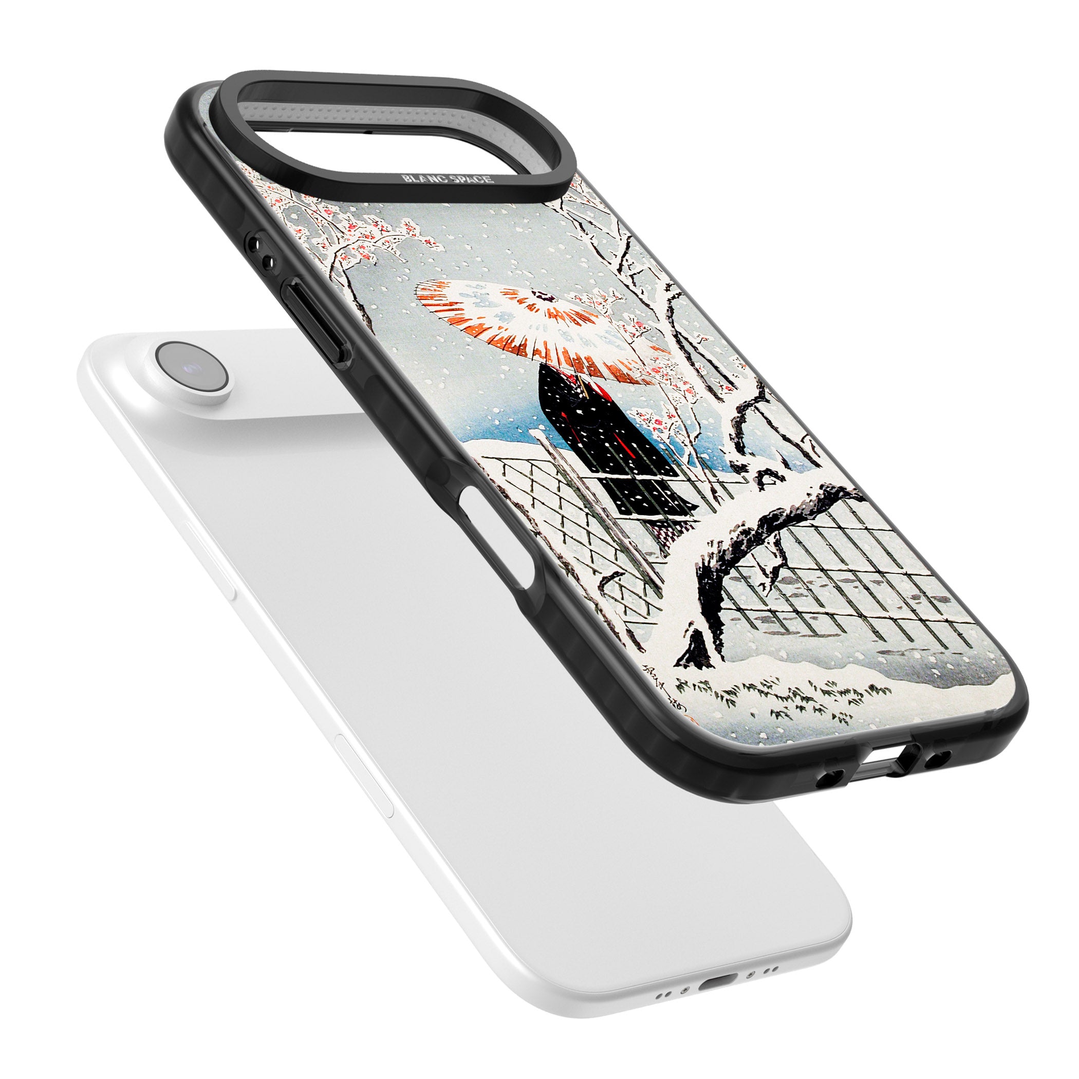 Plum Tree In Snow By Hiroaki Takahashi iPhone 17 Air Impact Black Phone Case Colours