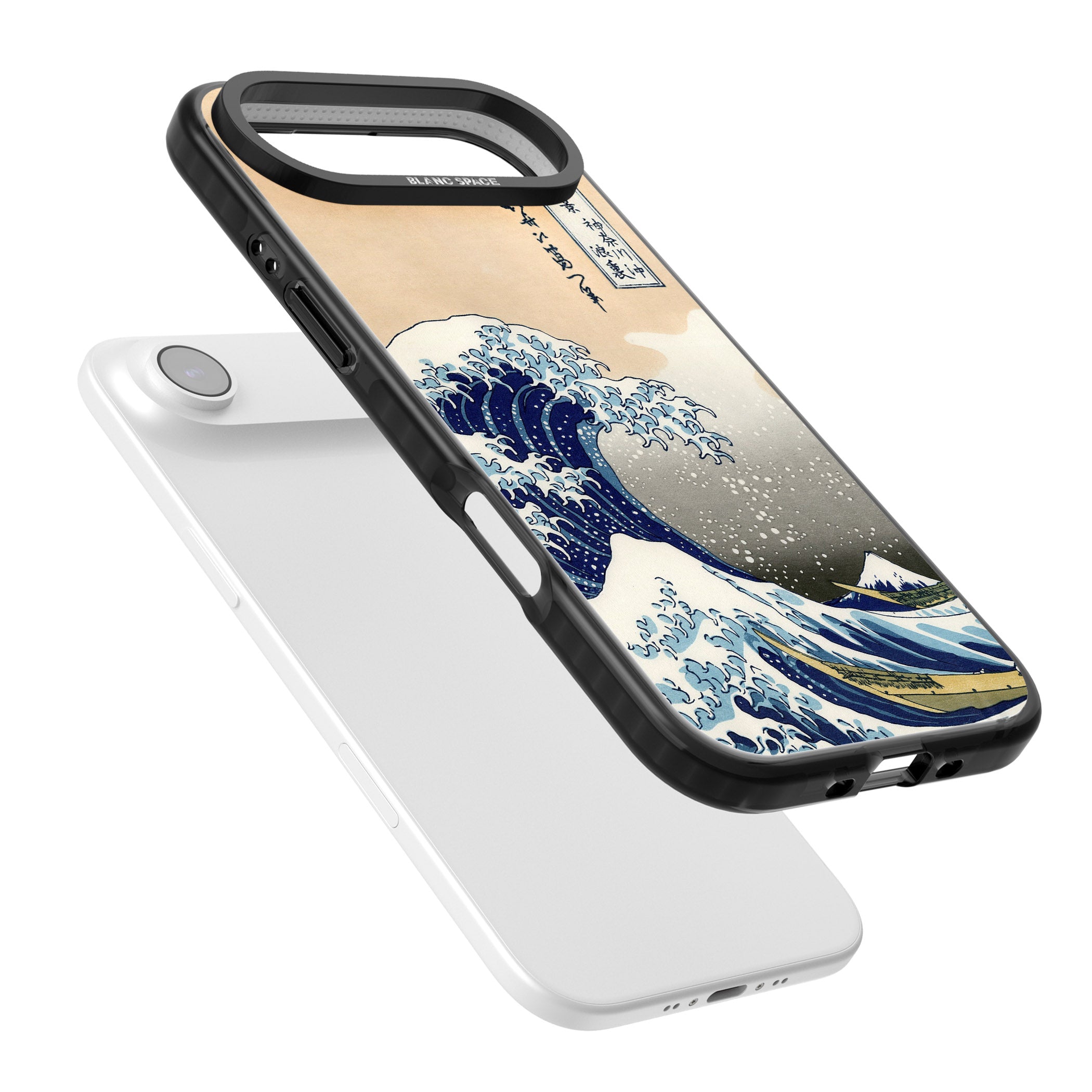 Great Wave iPhone 17 Air Impact Black Phone Case Colours