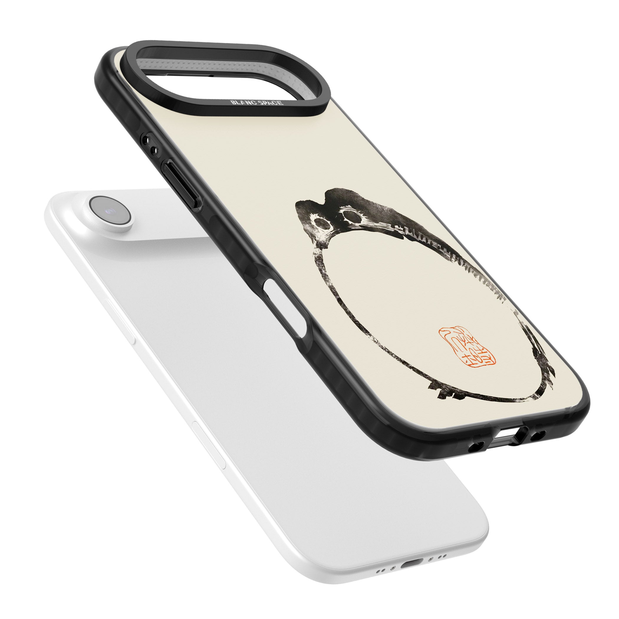 Matsumoto Hoji Round Frog iPhone 17 Air Impact Black Phone Case Colours