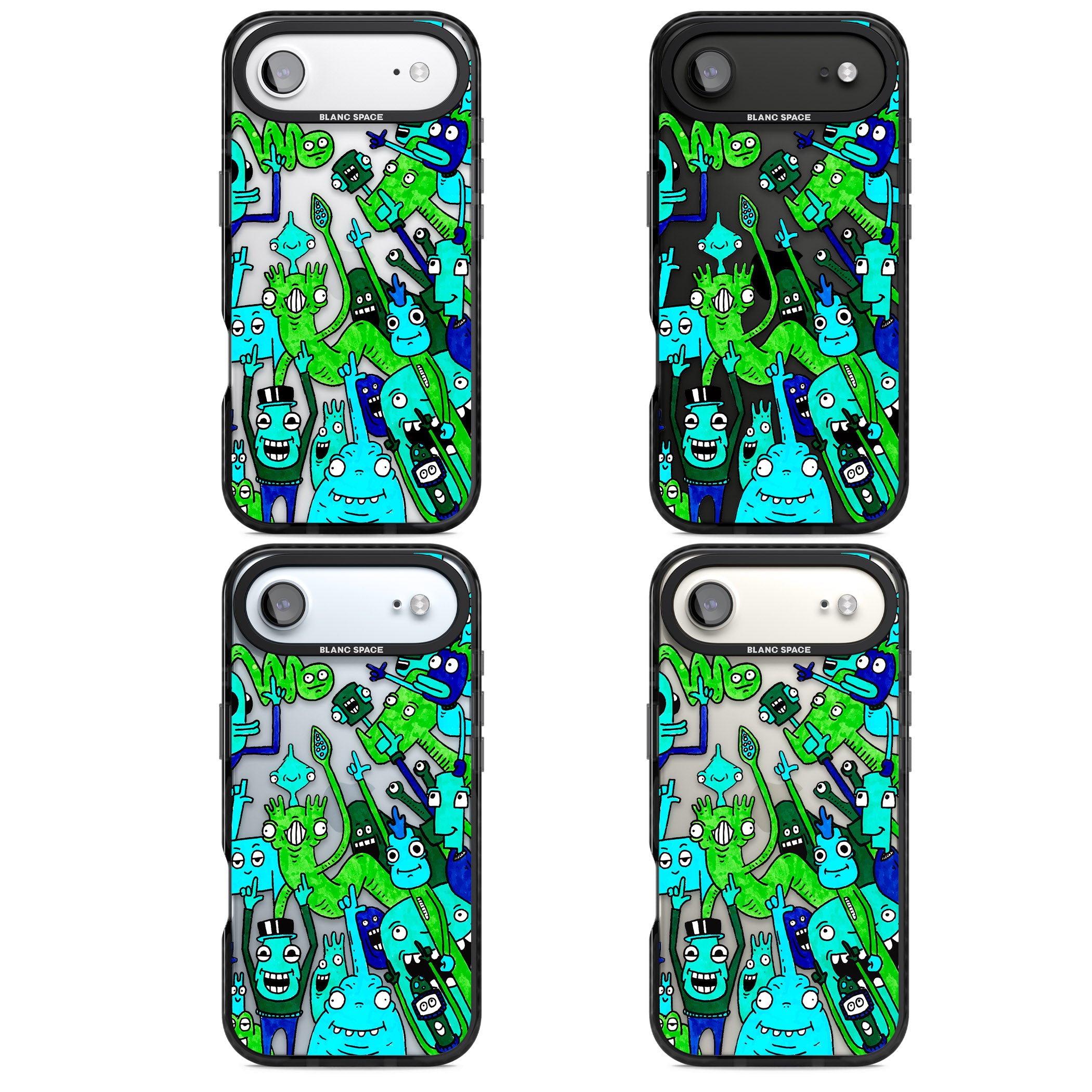 Don'T Point iPhone 17 Air Impact Black Phone Case APT Impact Protection