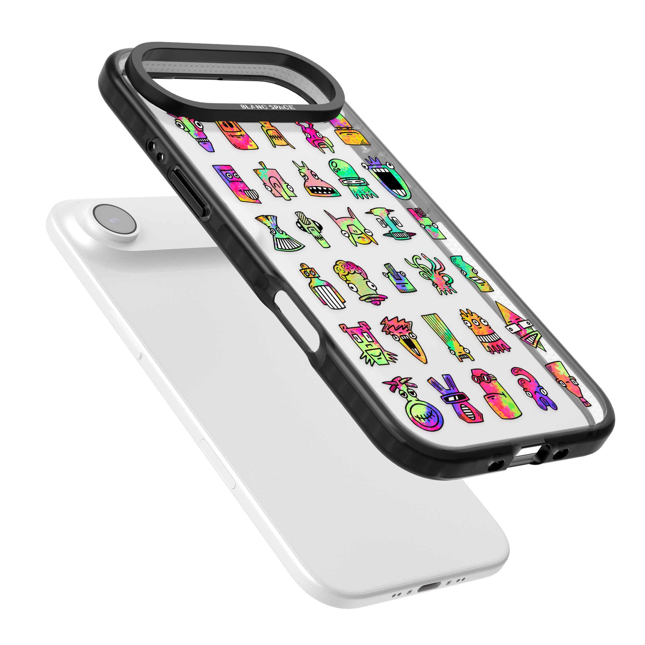Splashy Friends iPhone 17 Air Impact Black Phone Case Colours