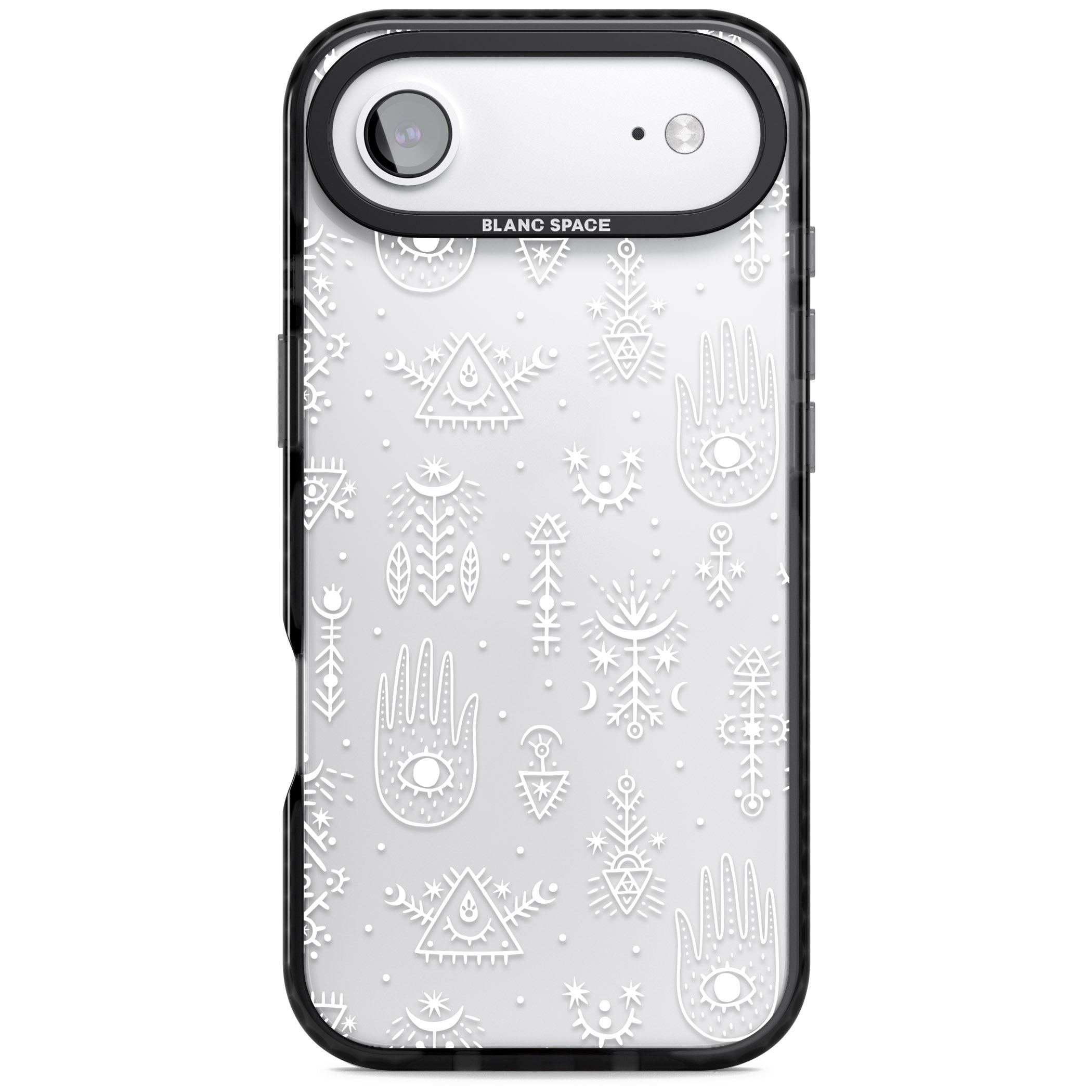 Mystic Symbols iPhone 17 Air Impact Black Phone Case