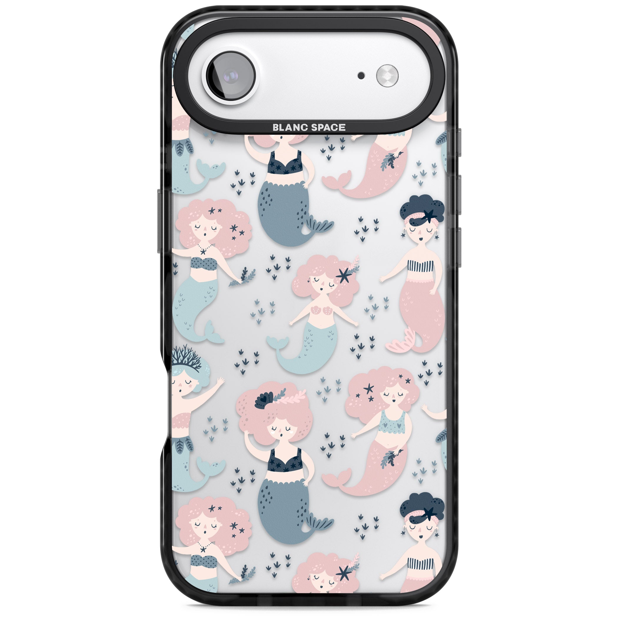 Under The Sea Mermaids (Clear) iPhone 17 Air Impact Black Phone Case