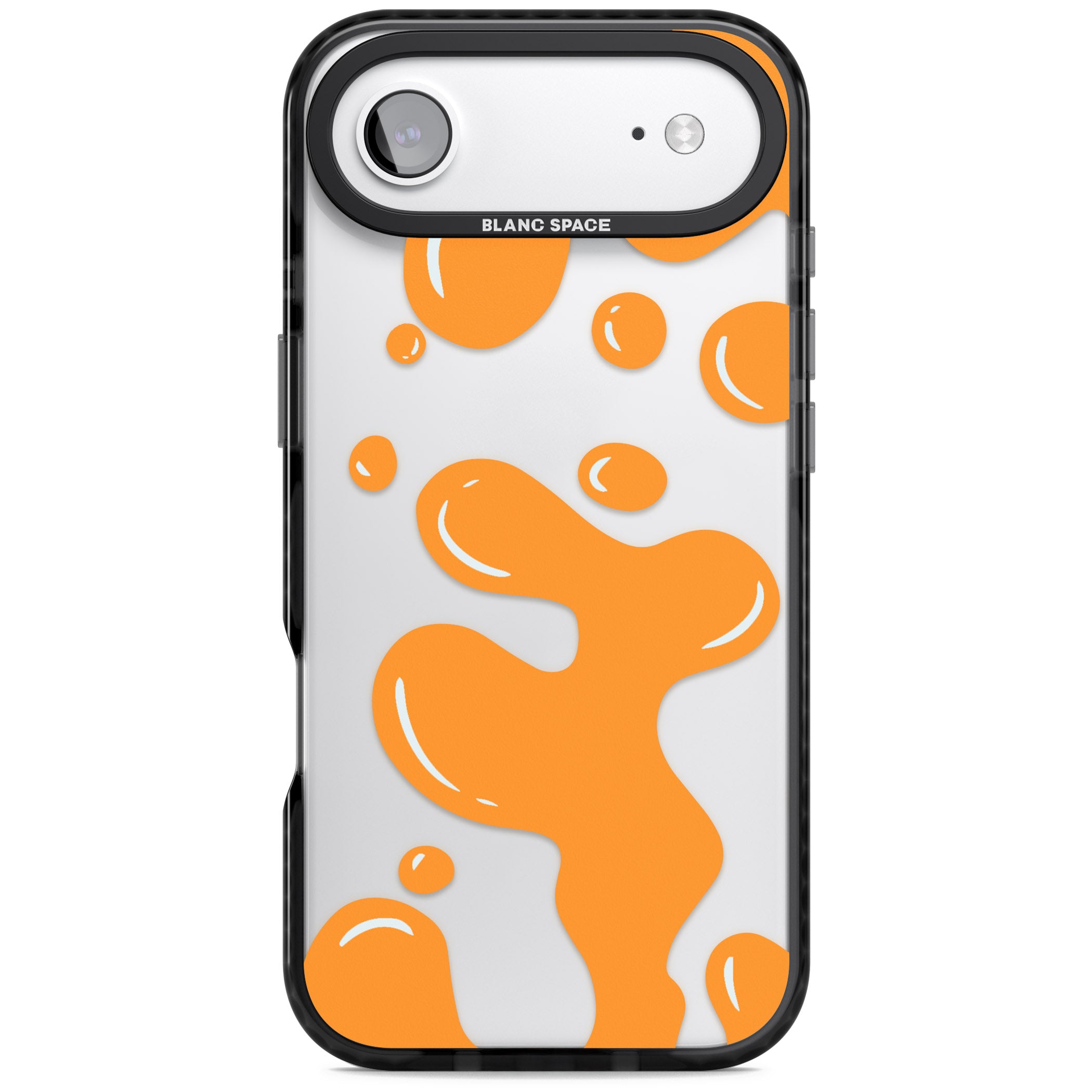 Orange Lava Lamp iPhone 17 Air Impact Black Phone Case