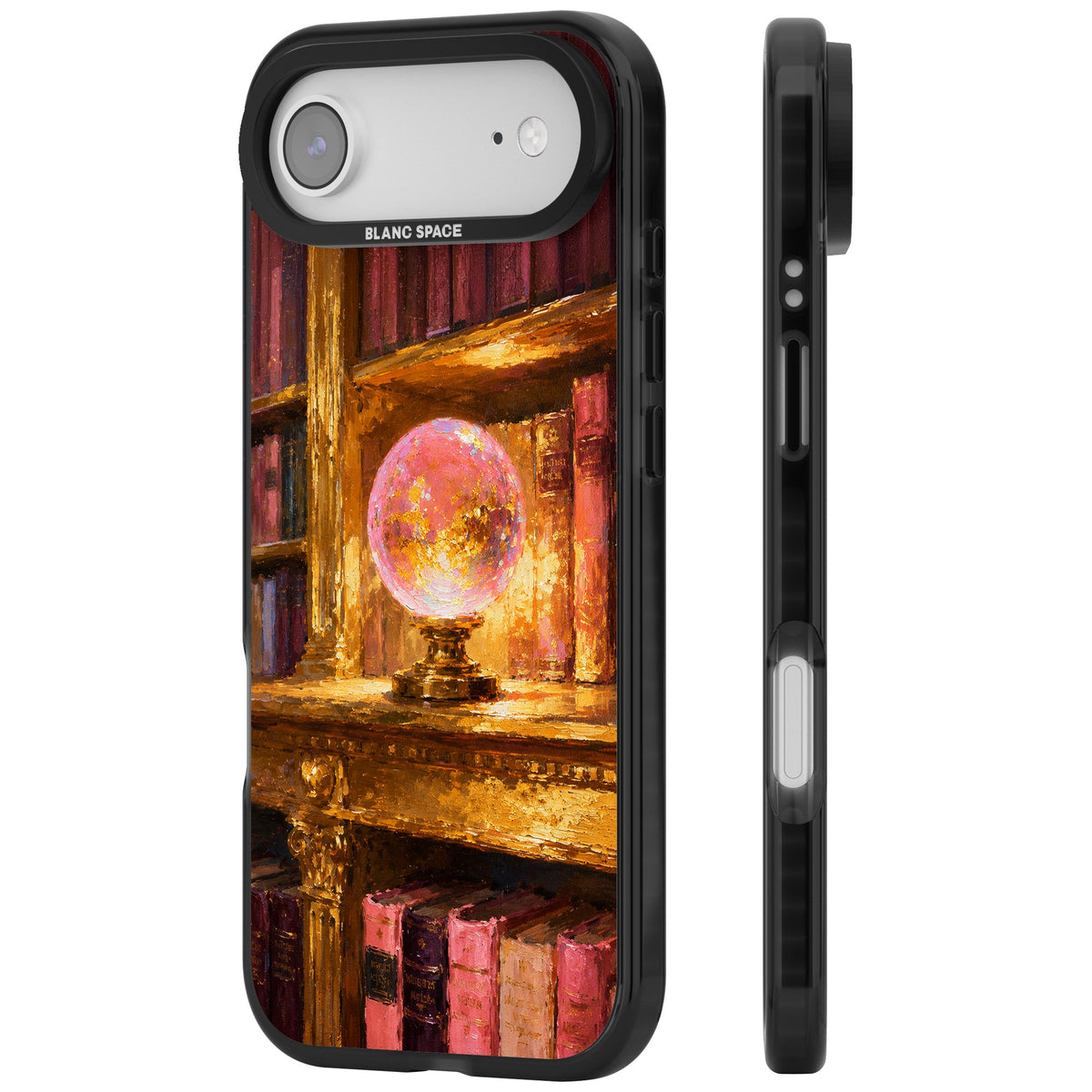 Gilded Library iPhone Air Impact Black Phone Case side