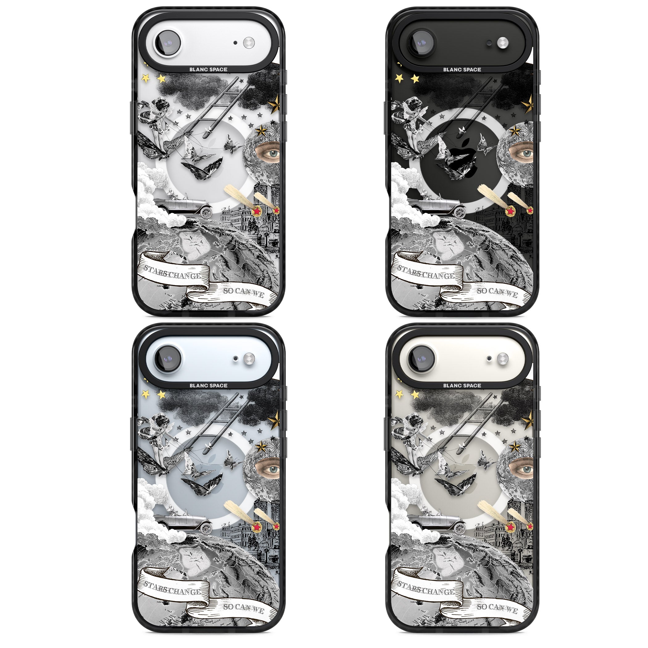 Stars Change So Can We iPhone 17 Air Impact Pro Black Phone Case APT Impact Protection