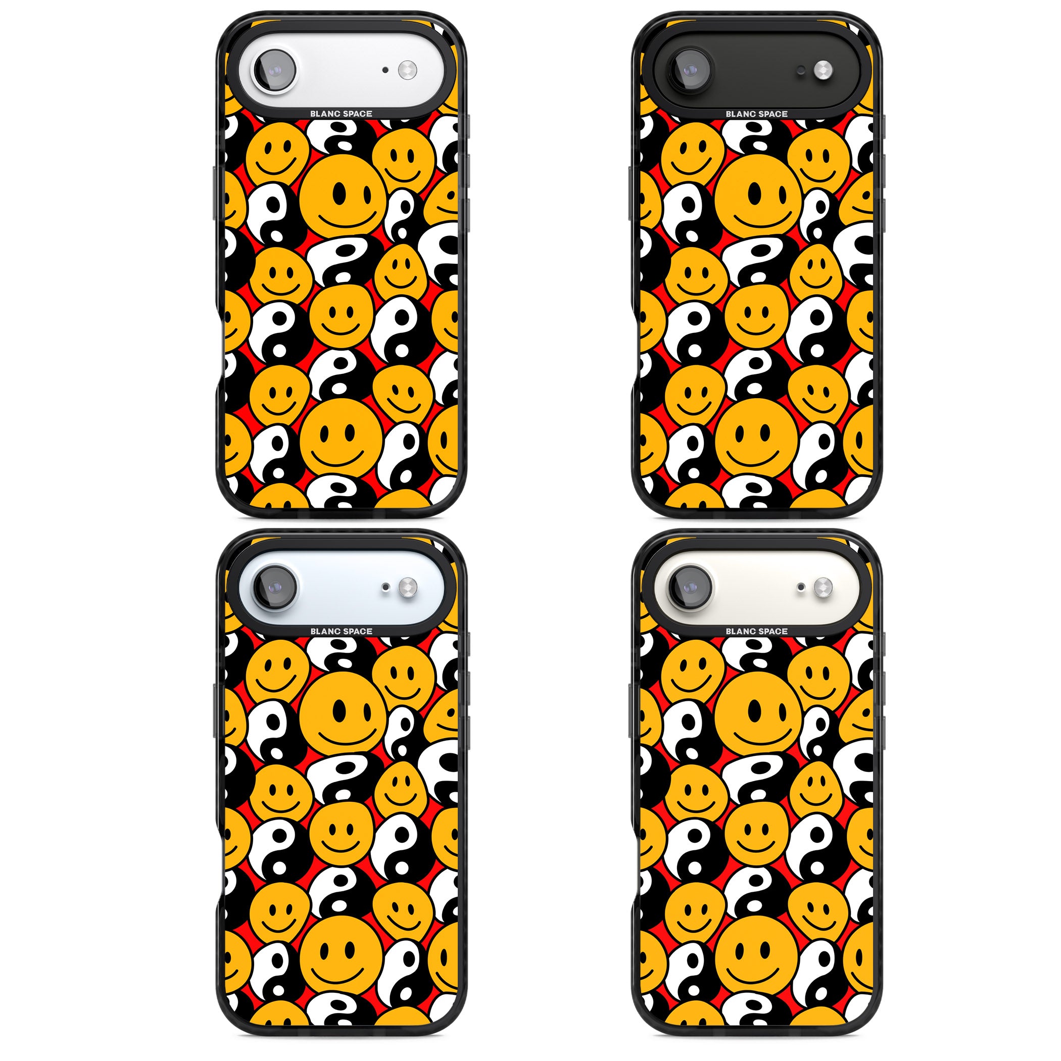 Yin Yang & Faces iPhone 17 Air Impact Pro Black Phone Case APT Impact Protection