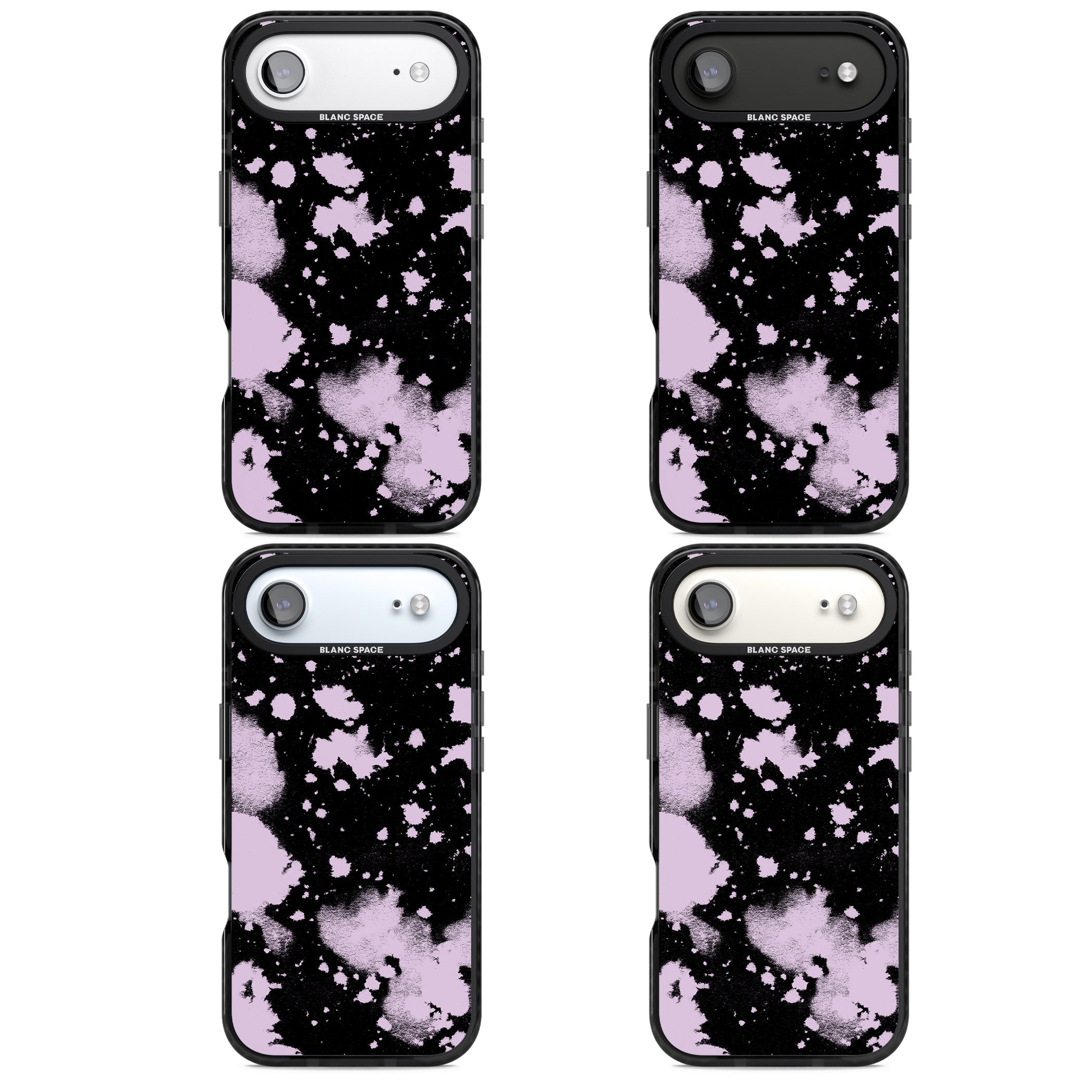 Pink & Black Acid Wash Tie Dye iPhone 17 Air Impact Pro Black Phone Case APT Impact Protection