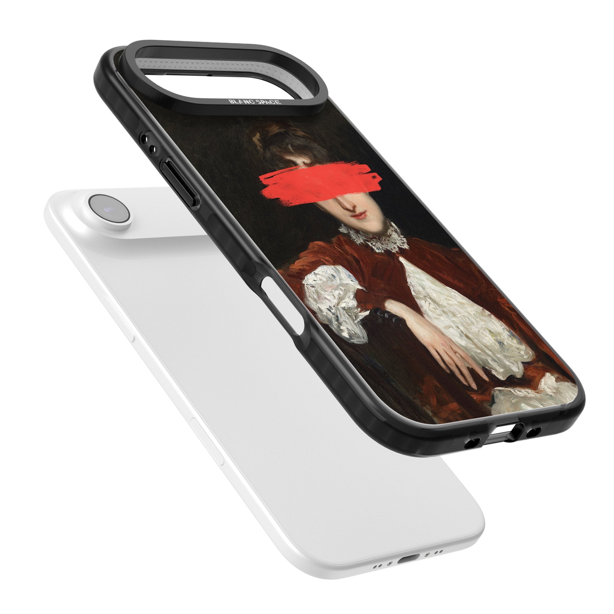 Paint Stroke iPhone 17 Air Impact Pro Black Phone Case Colours