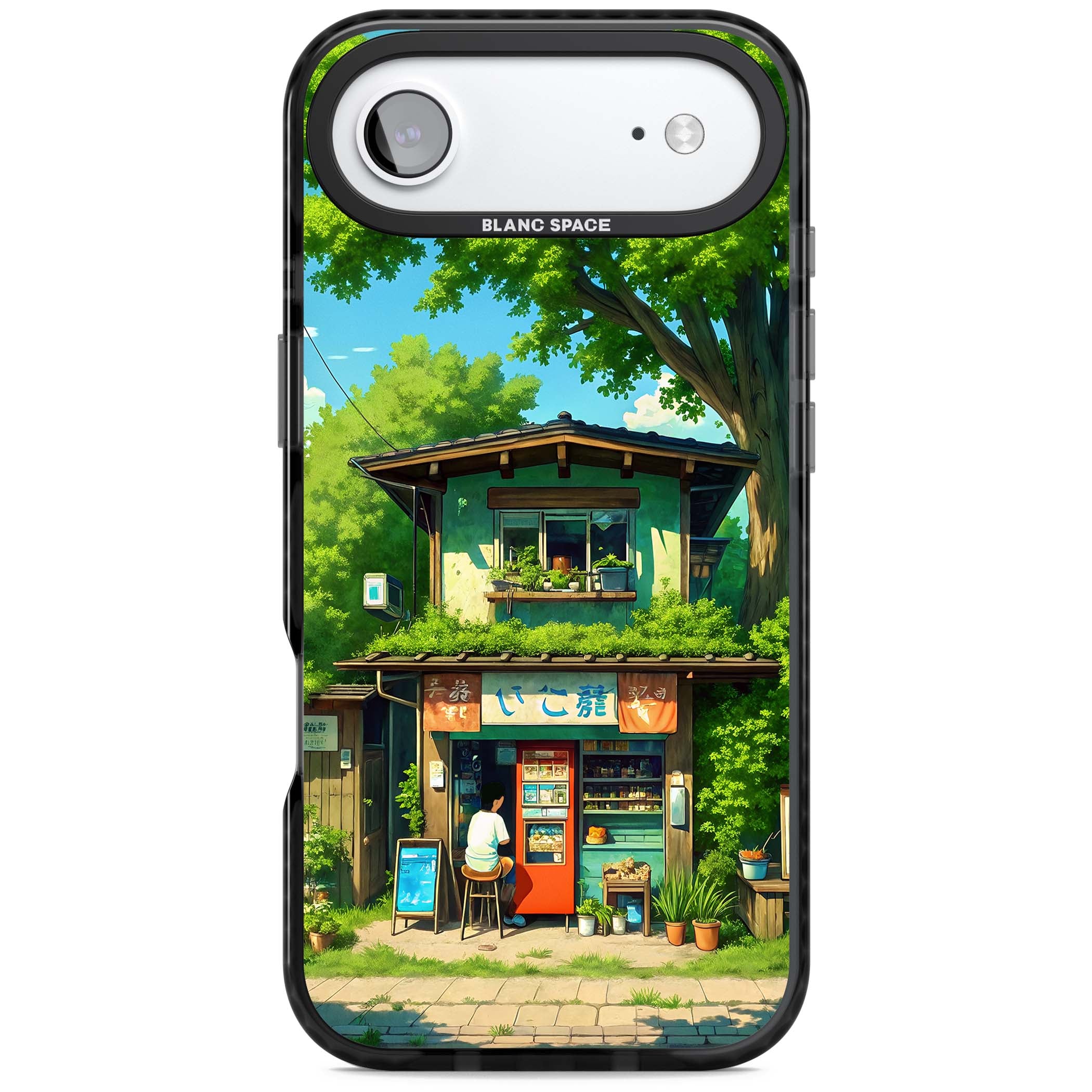 Countryside Kiosk for her iPhone case | Black Impact Magsafe case for iPhone Air