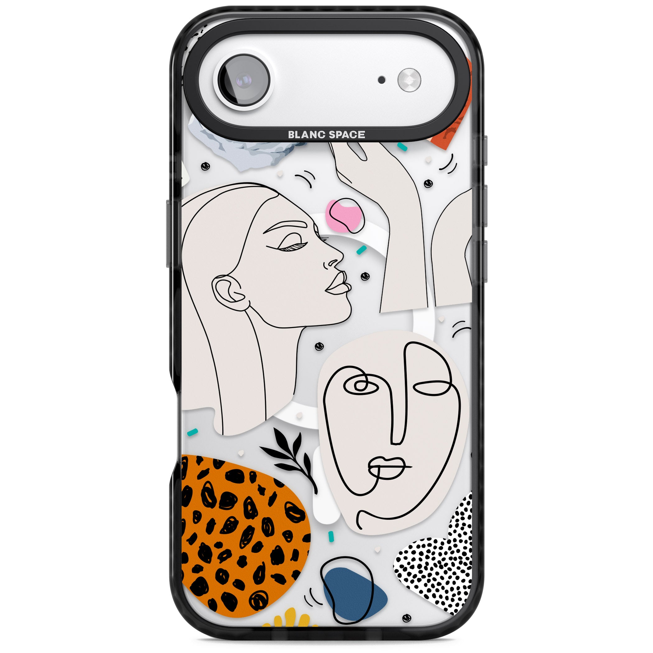 Artistic Expression Scrapbook iPhone 17 Air Impact Pro Black Phone Case