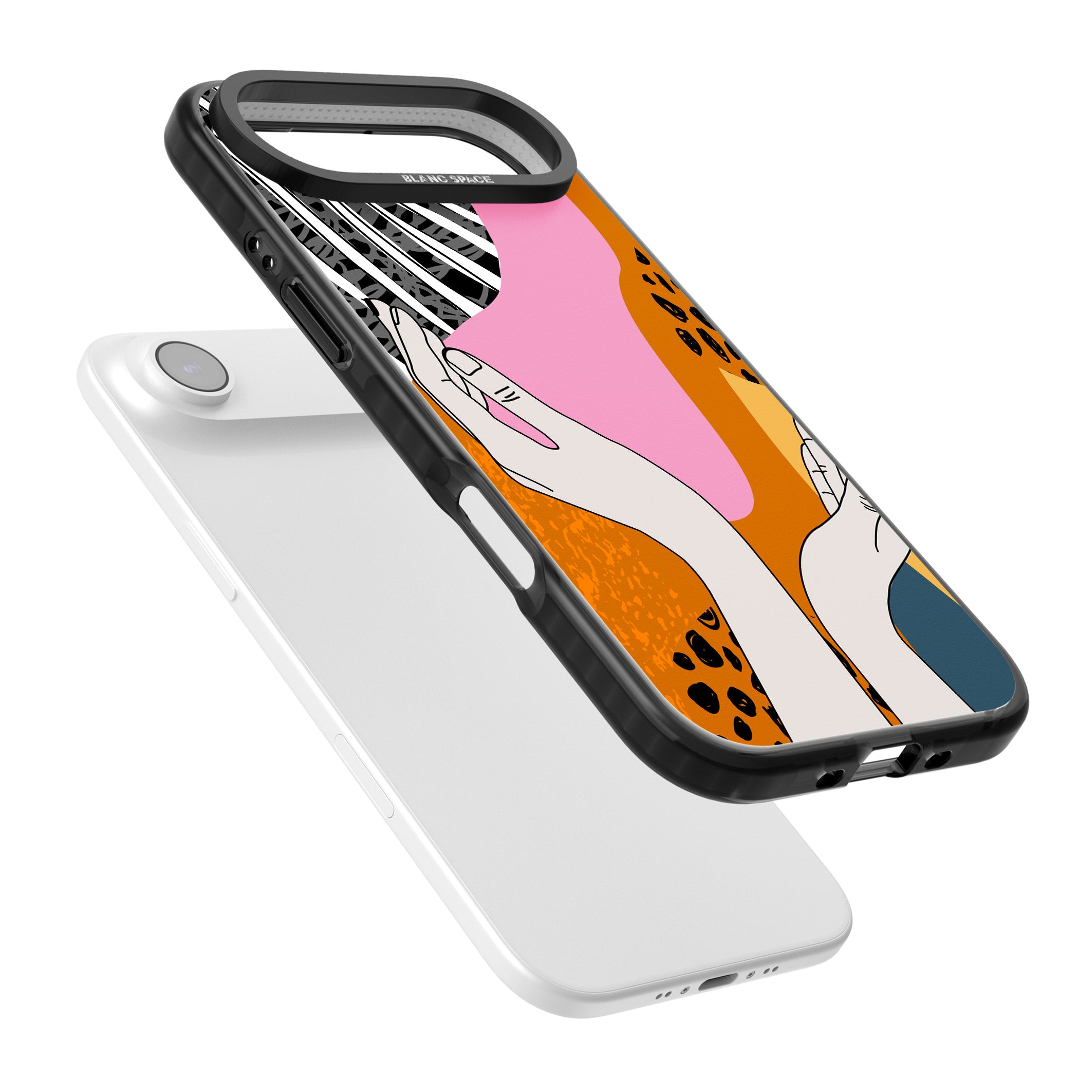 Abstract Vibes iPhone 17 Air Impact Pro Black Phone Case Colours