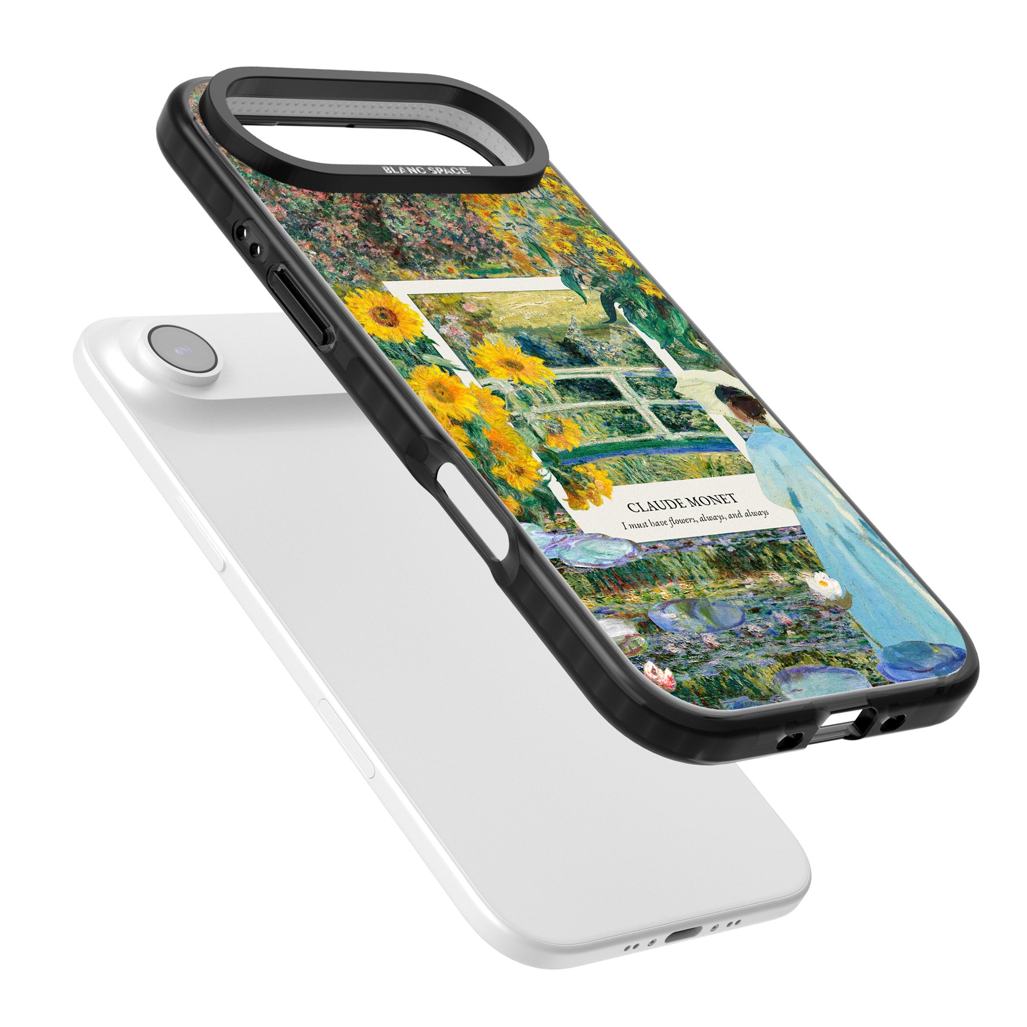 Monet Garden Bridge iPhone 17 Air Impact Pro Black Phone Case Colours