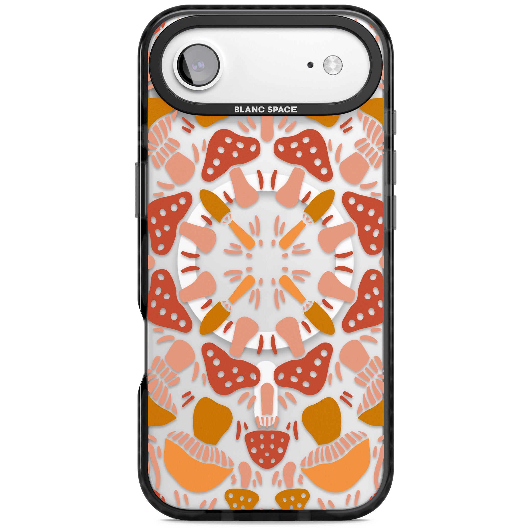 Mushroom Medley iPhone 17 Air Impact Pro Black Phone Case