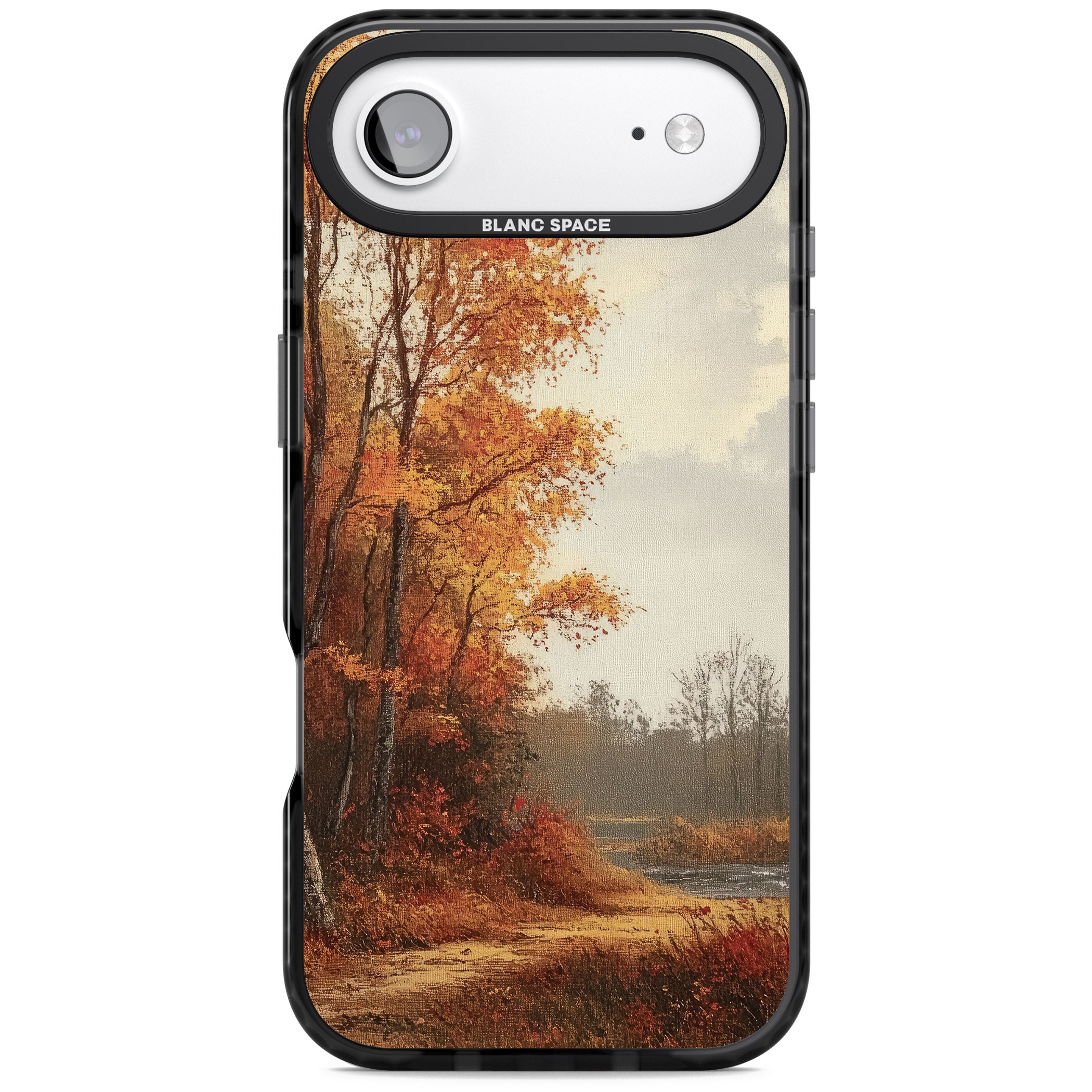 Vintage Autumn Oil Painting iPhone 17 Air Impact Pro Black Phone Case