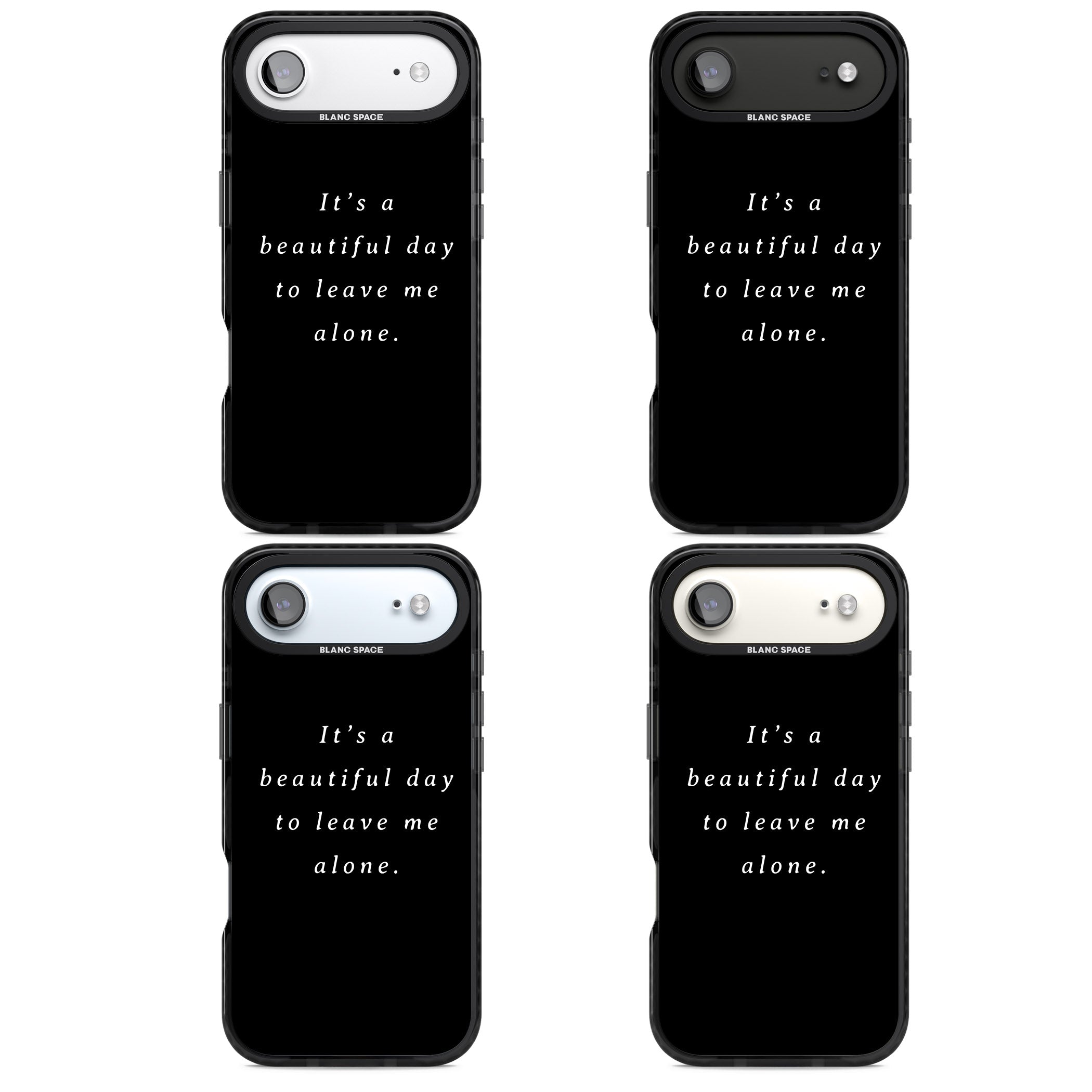 Beautiful Day Quote iPhone 17 Air Impact Pro Black Phone Case APT Impact Protection