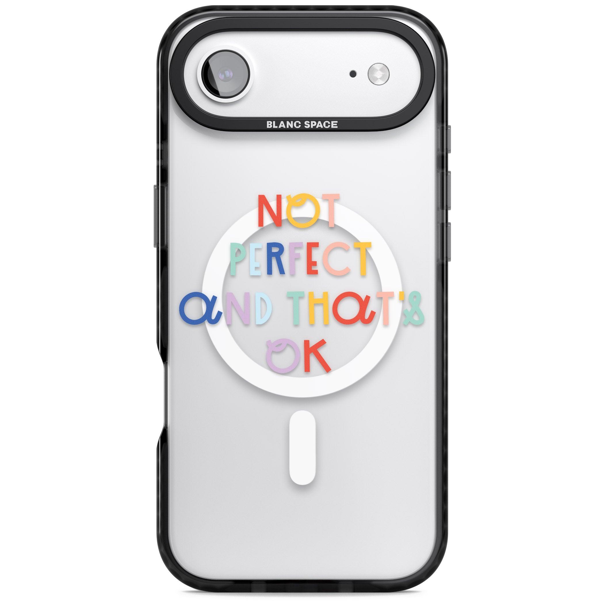 Not Perfect Clear iPhone 17 Air Impact Pro Black Phone Case