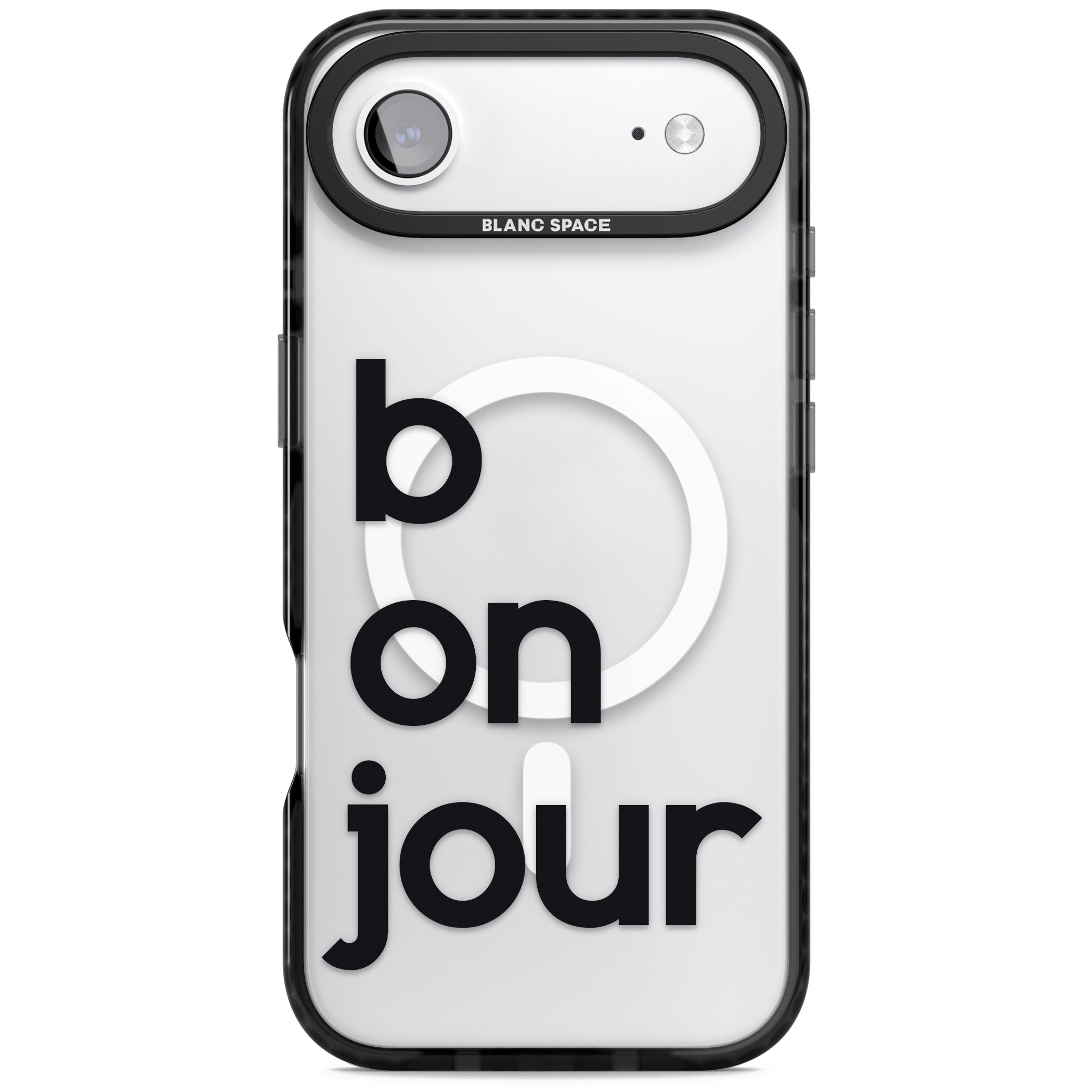 Bonjour iPhone 17 Air Impact Pro Black Phone Case