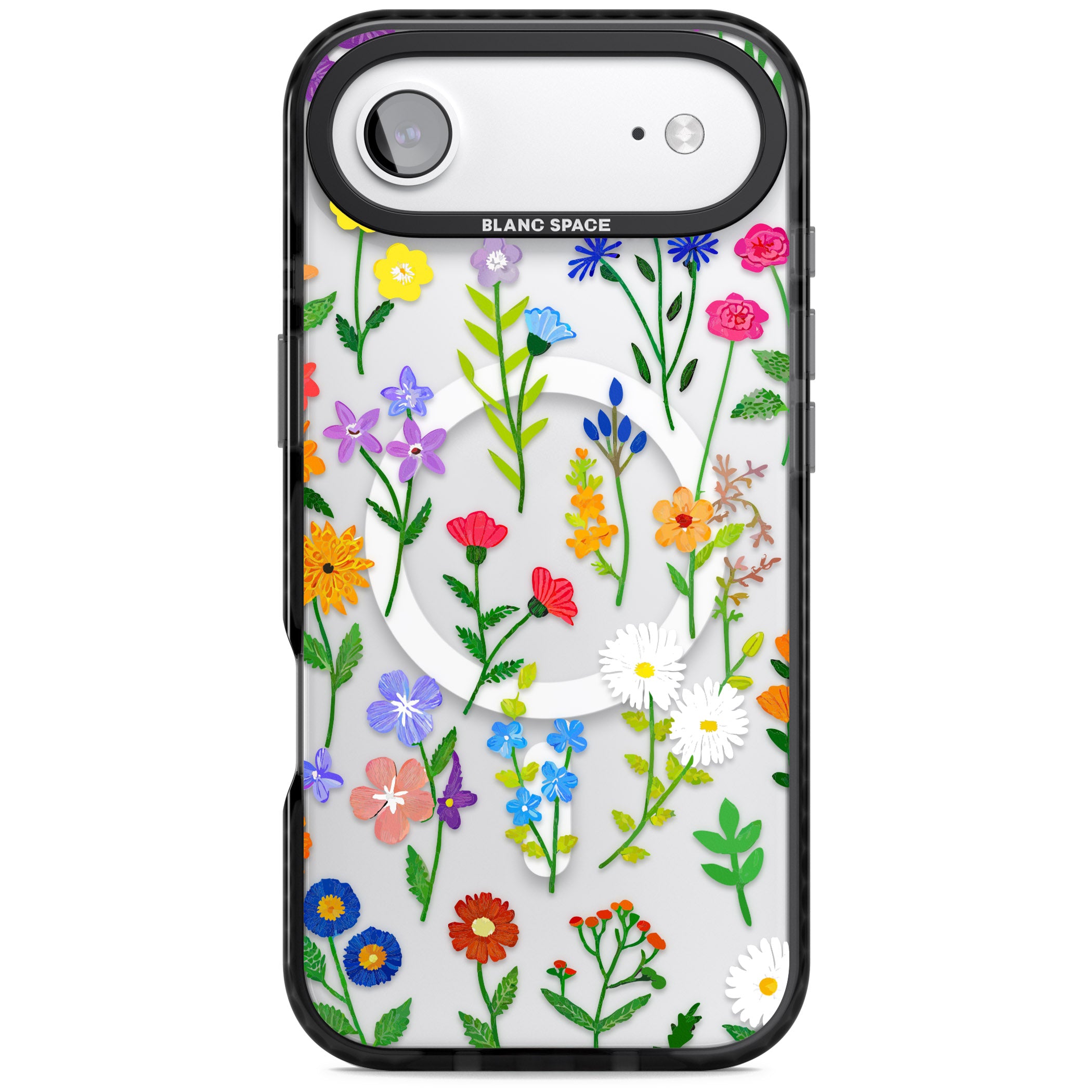 Wildflower Garden iPhone 17 Air Impact Pro Black Phone Case