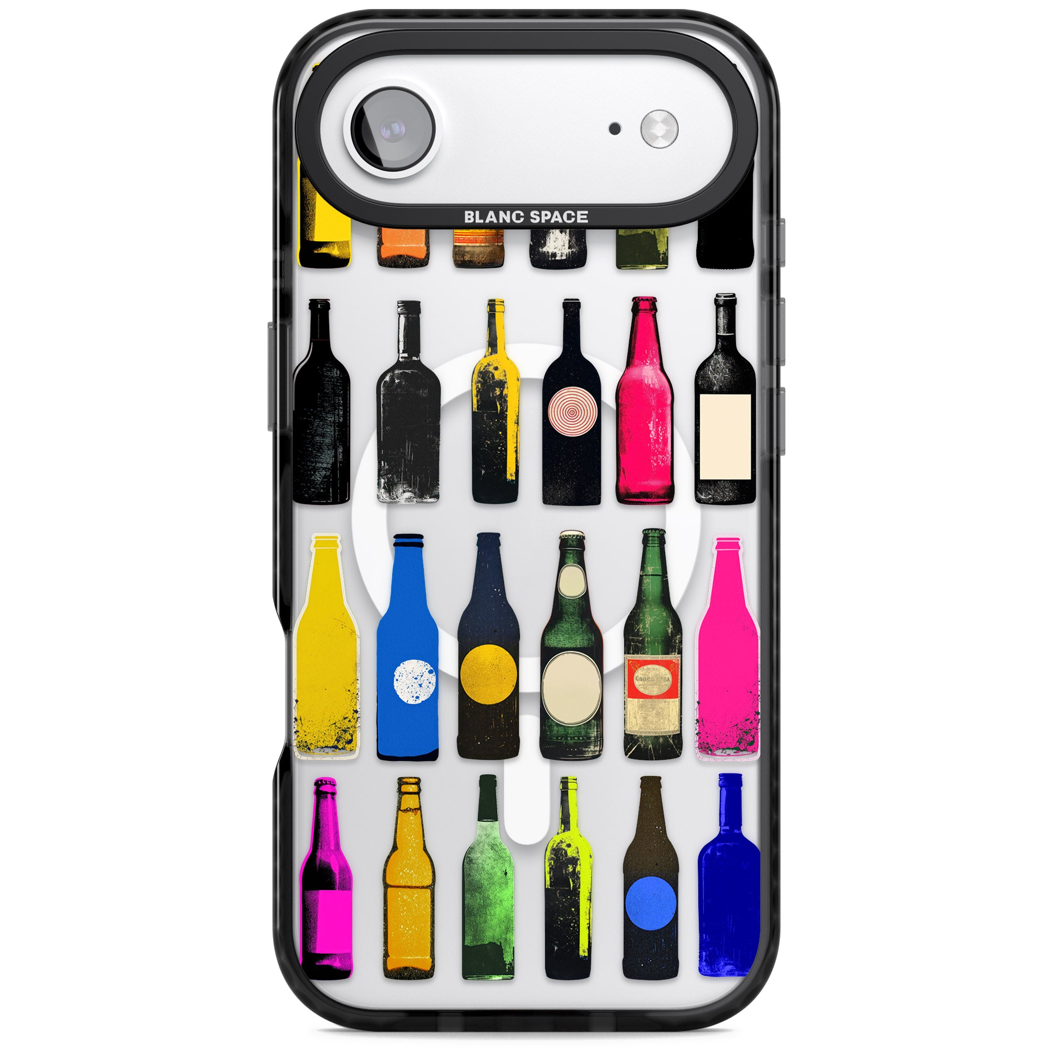 Glass Bottles iPhone 17 Air Impact Pro Black Phone Case