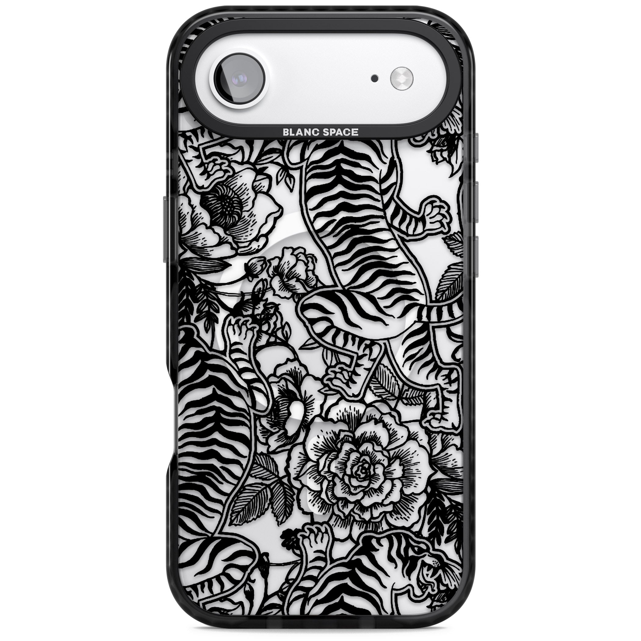 Personalised Chinese Tiger Pattern iPhone 17 Air Impact Pro Black Phone Case