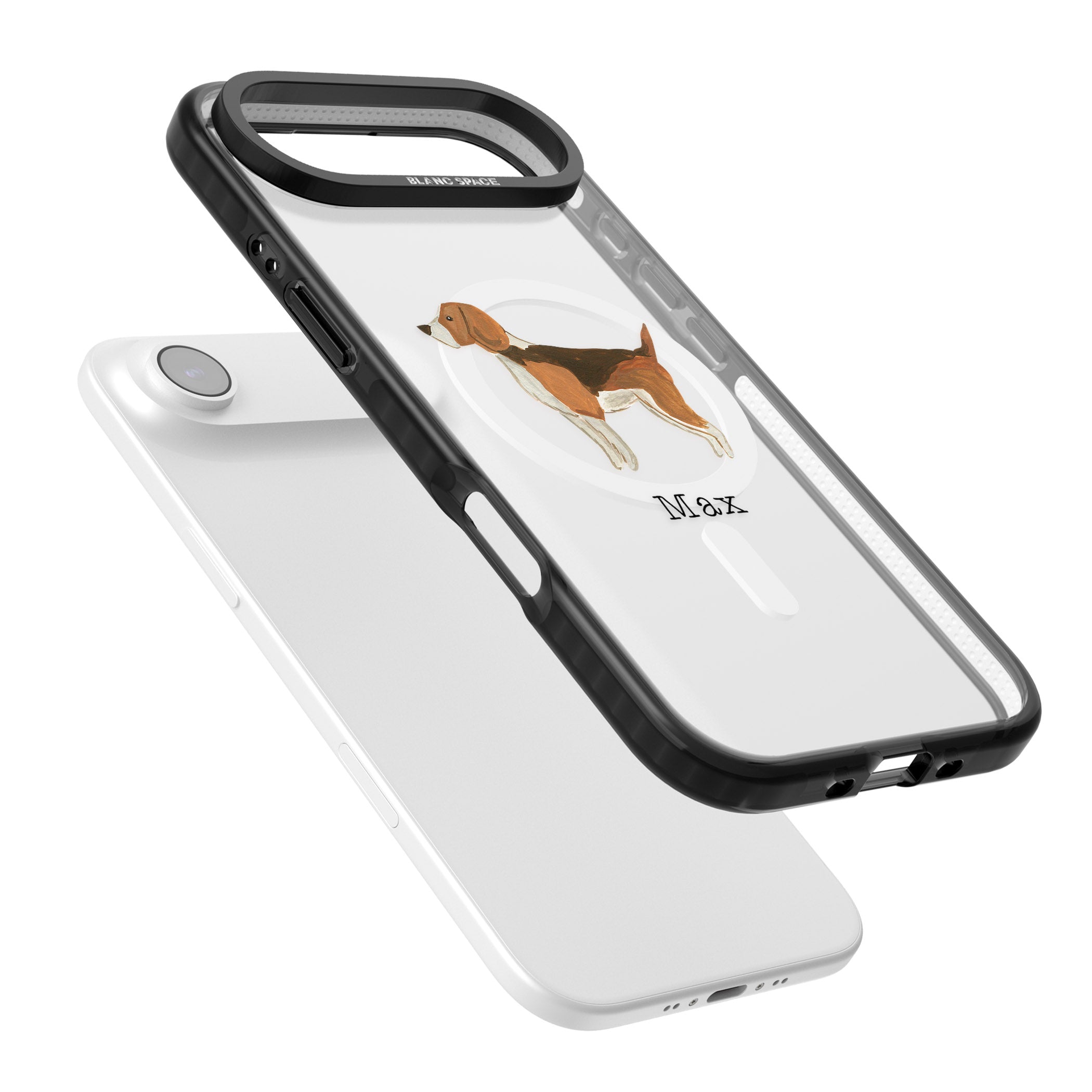 Personalised Beagle iPhone 17 Air Impact Pro Black Phone Case Colours