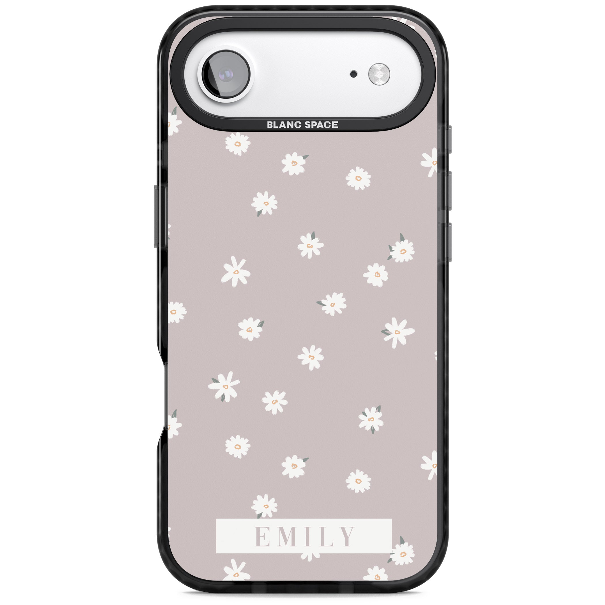 Personalised Dusty Daisy iPhone 17 Air Impact Pro Black Phone Case