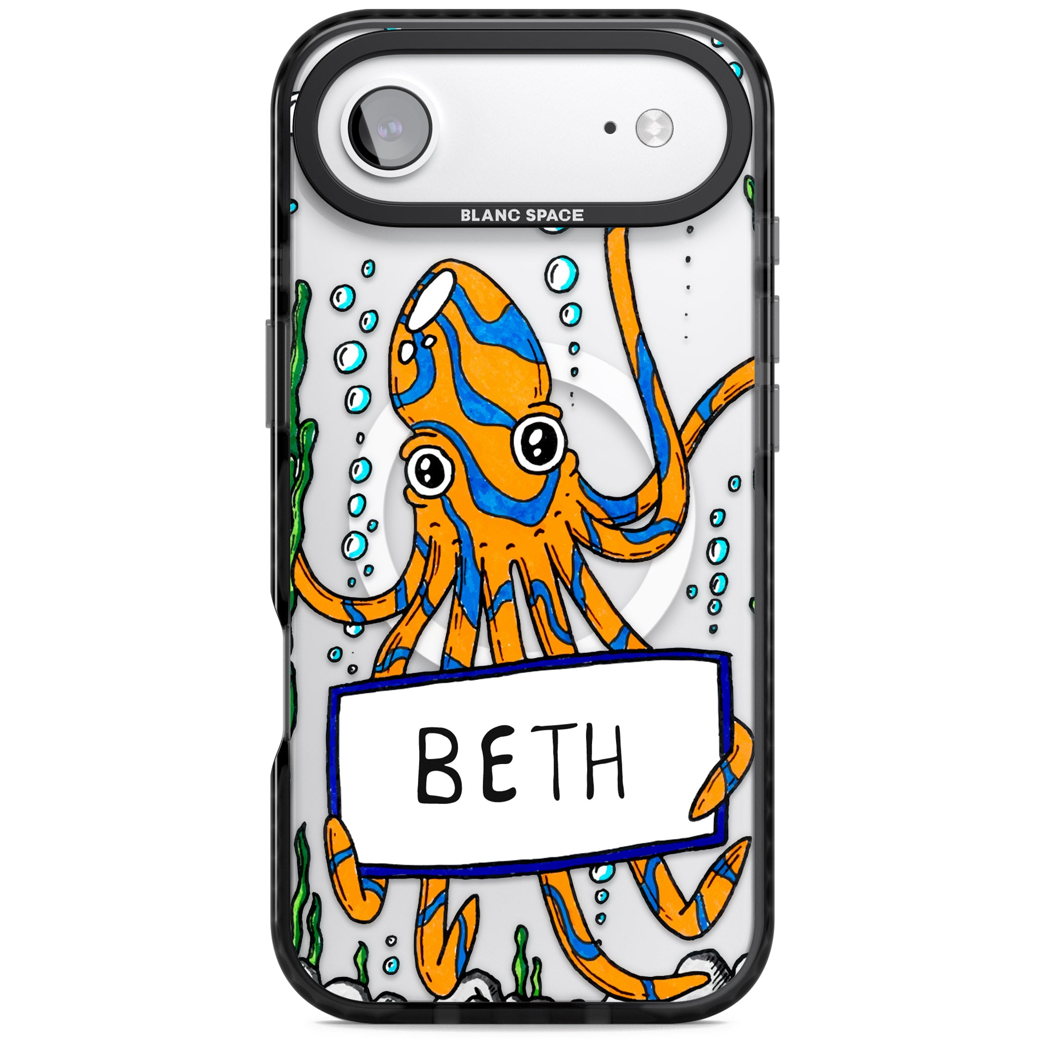 Personalised Octo iPhone 17 Air Impact Pro Black Phone Case