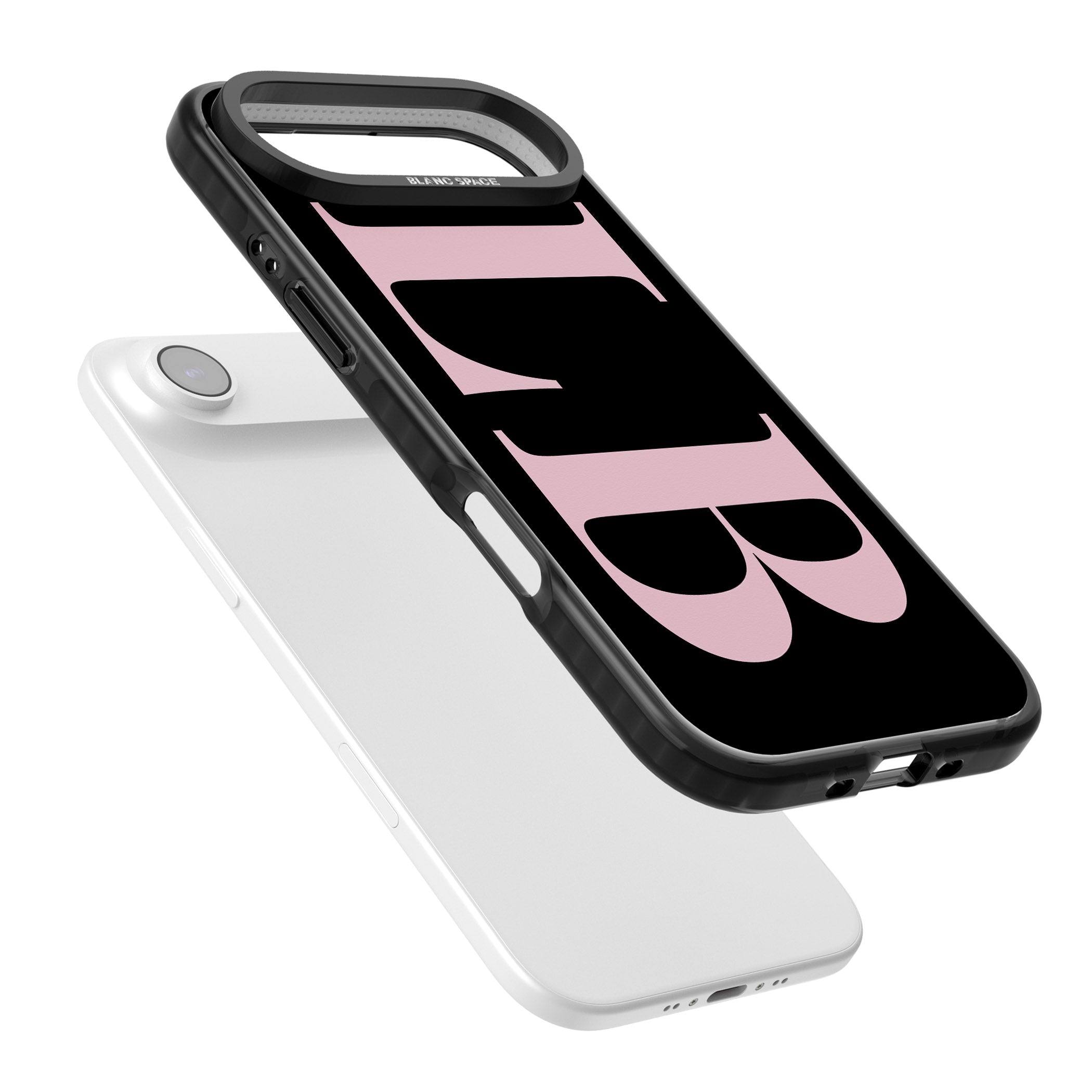 Personalised Pink & Black Green Letters iPhone 17 Air Impact Pro Black Phone Case Colours