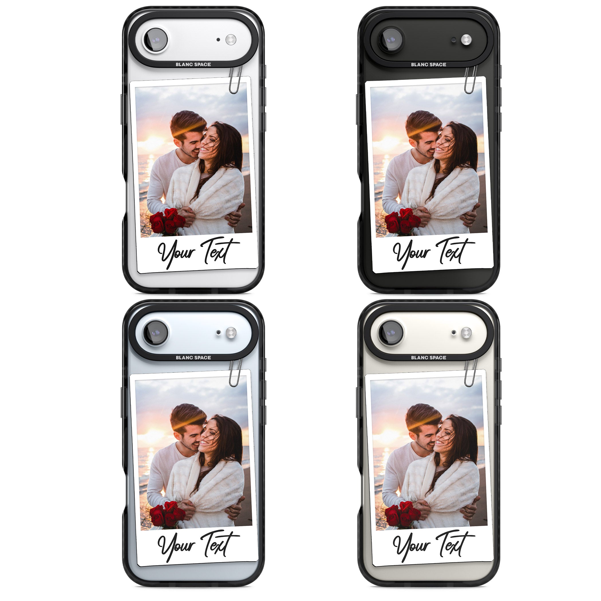 Personalised Instant Camera Photo iPhone 17 Air Impact Pro Black Phone Case APT Impact Protection