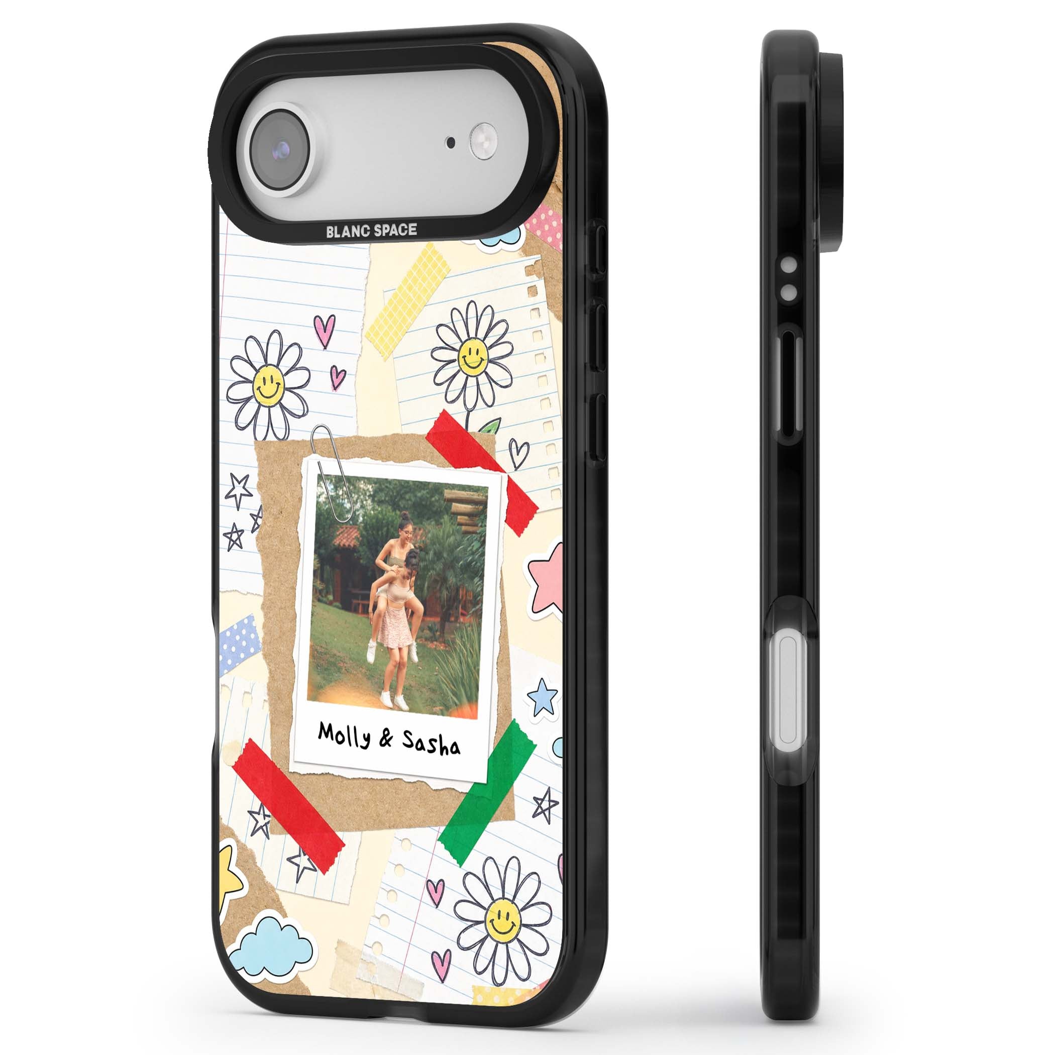 Scrapbook Photo coquette iPhone case | Black Impact Magsafe case for iPhone Air