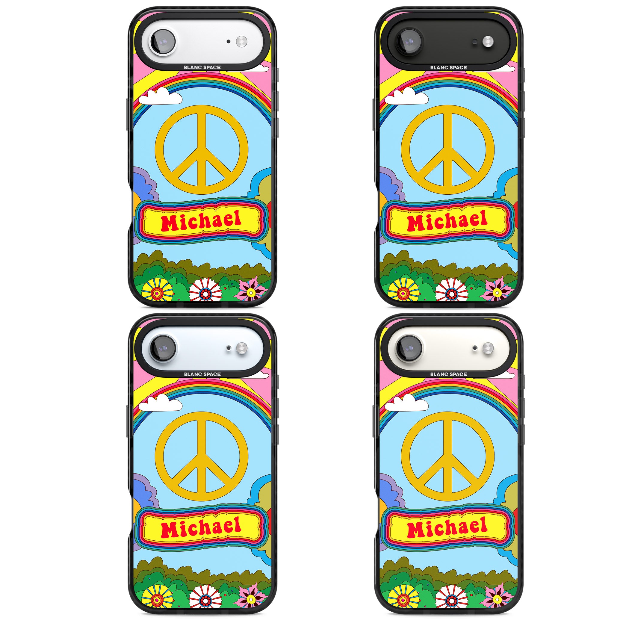 Personalised Happy Days iPhone 17 Air Impact Pro Black Phone Case APT Impact Protection