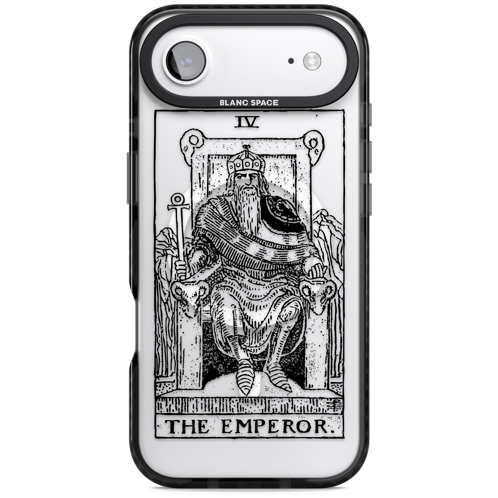 Personalised The Emperor Tarot iPhone 17 Air Impact Pro Black Phone Case
