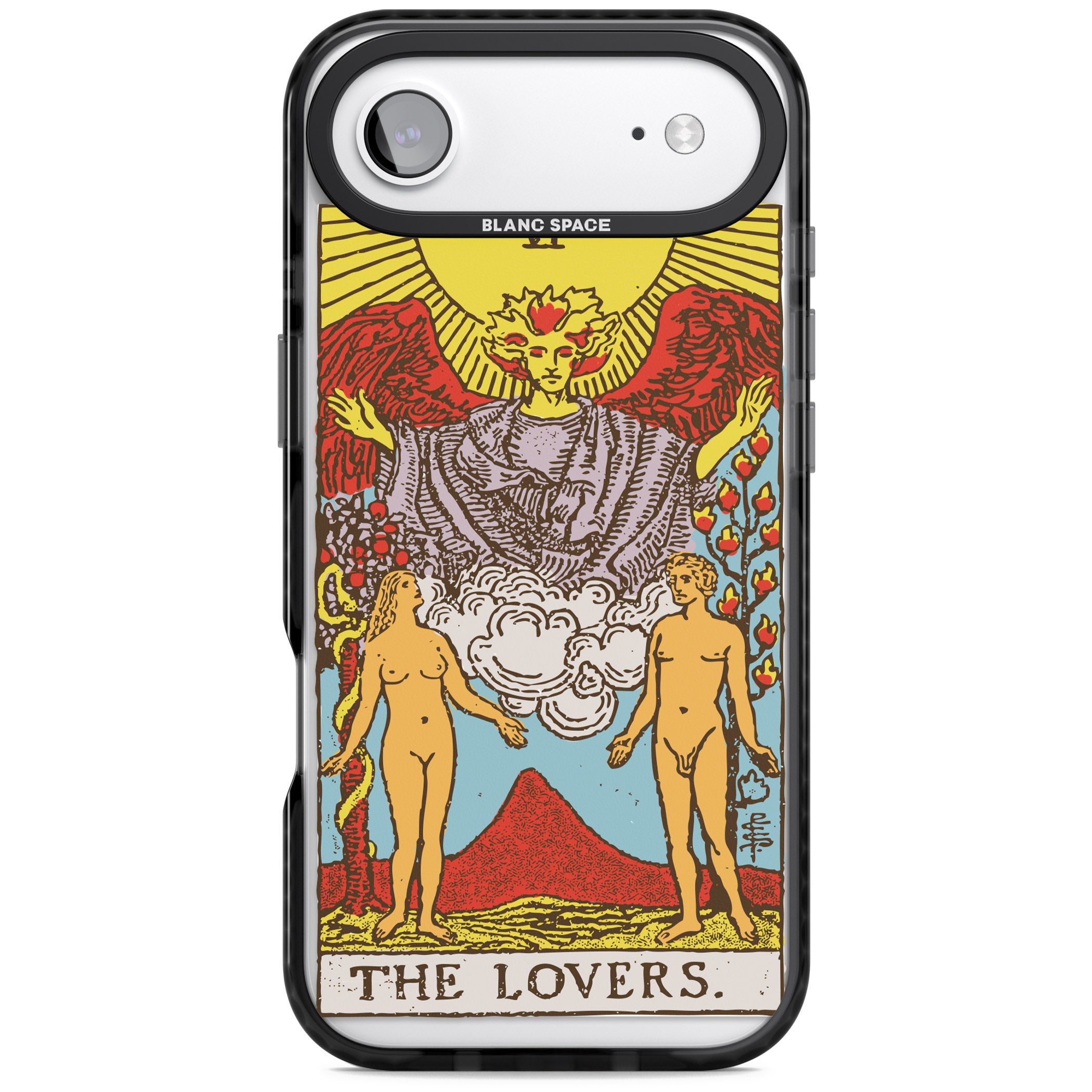Personalised The Lovers Tarot Card (Color) iPhone 17 Air Impact Pro Black Phone Case