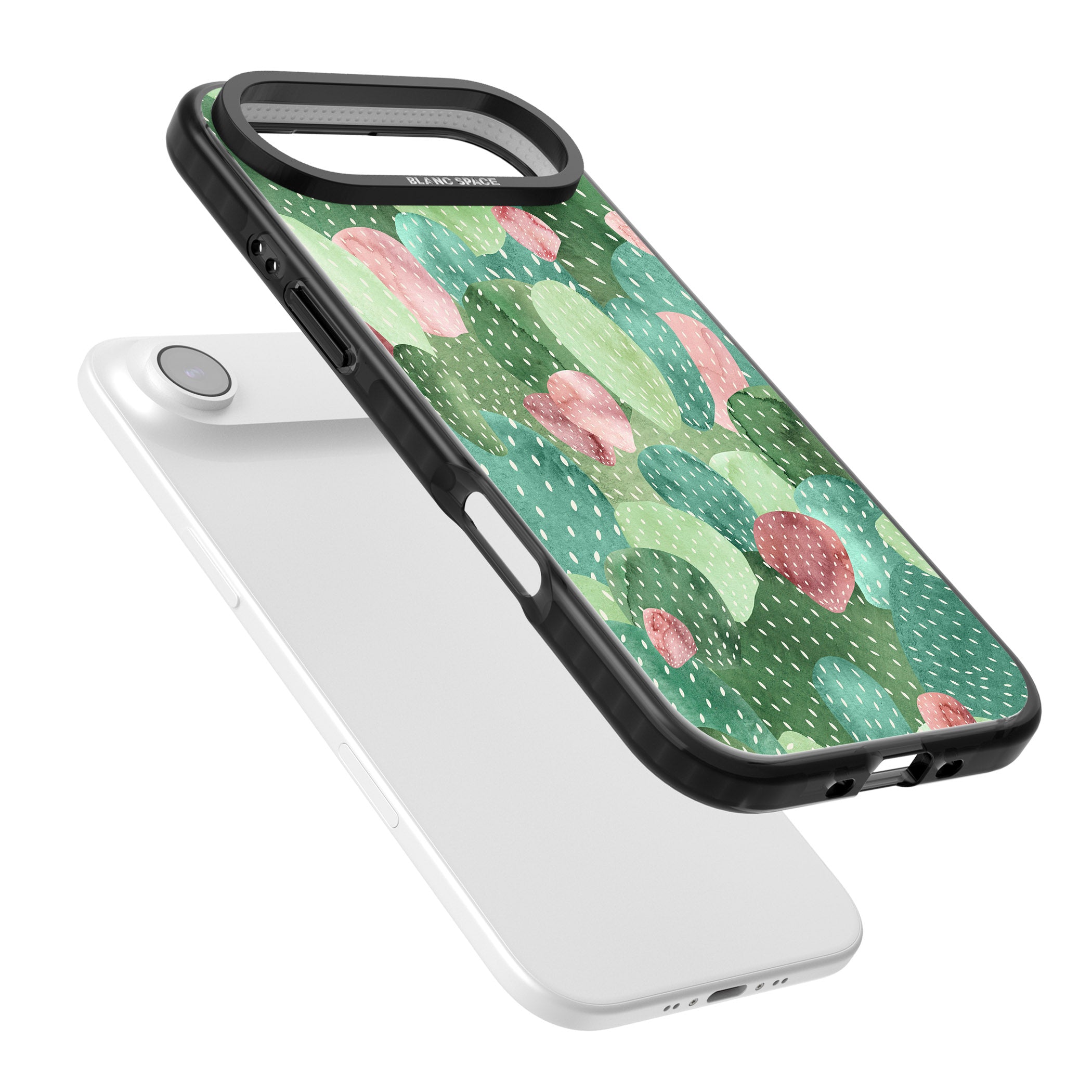 Cactus Charm iPhone 17 Air Impact Pro Black Phone Case Colours