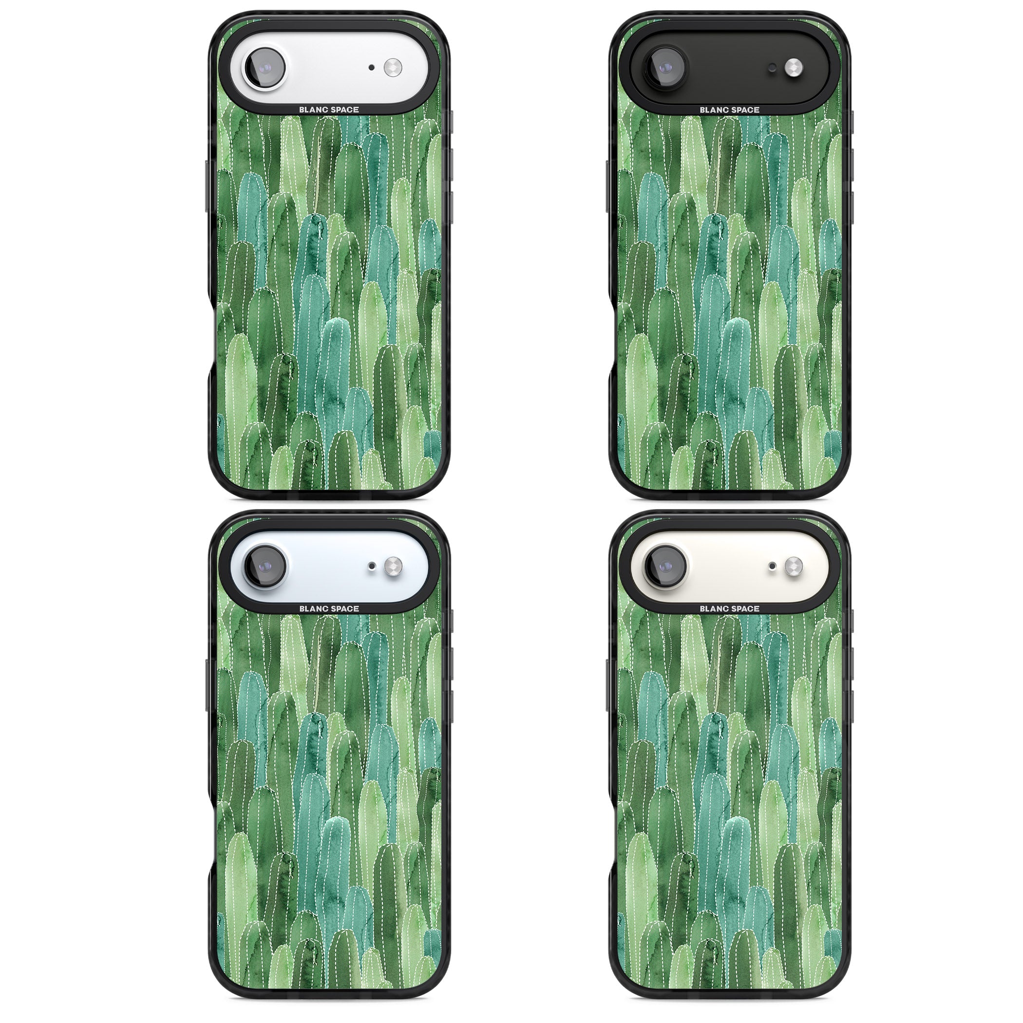 Skinny Cacti iPhone 17 Air Impact Pro Black Phone Case APT Impact Protection