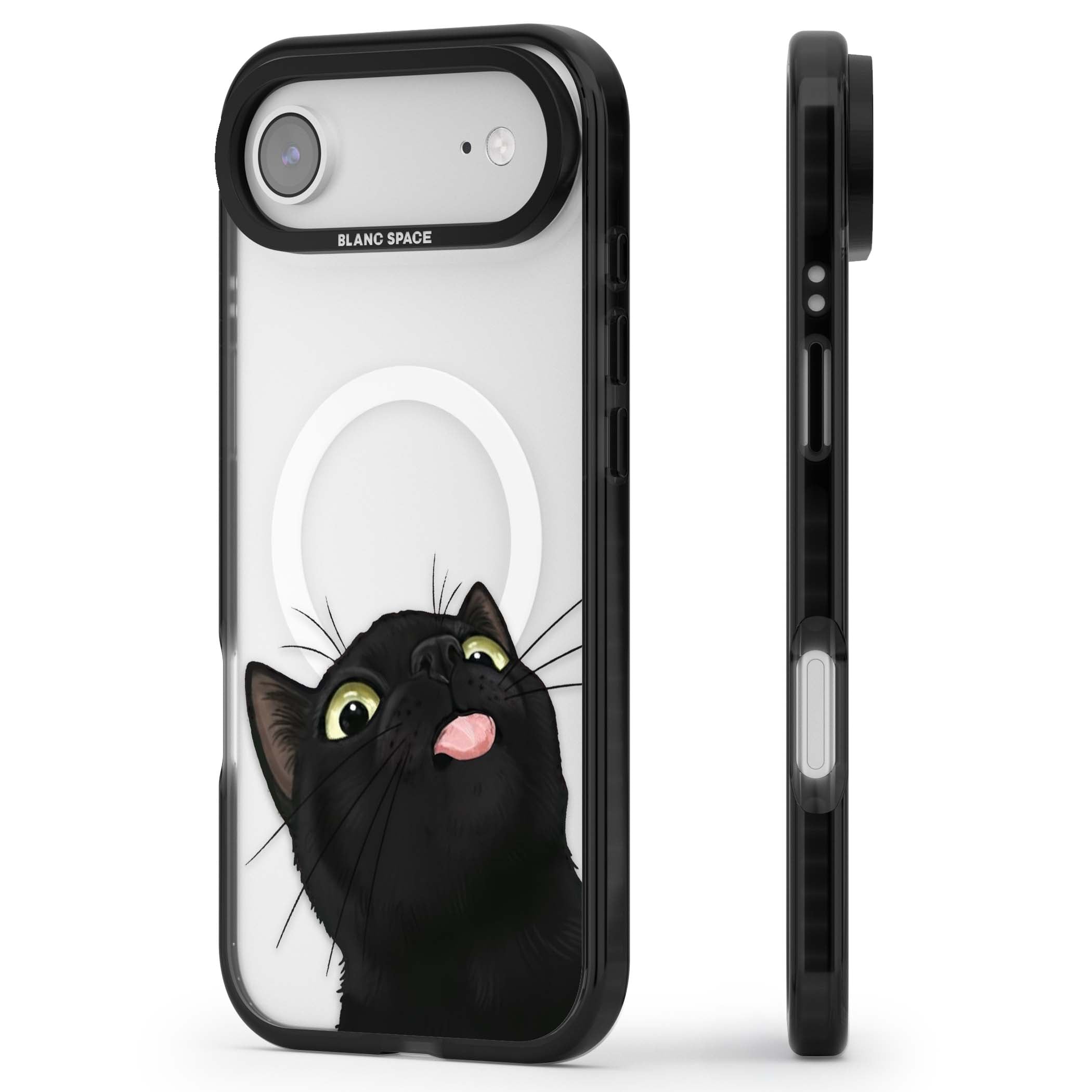 Black Cat Energy for her iPhone case | Black Impact Magsafe case for iPhone Air