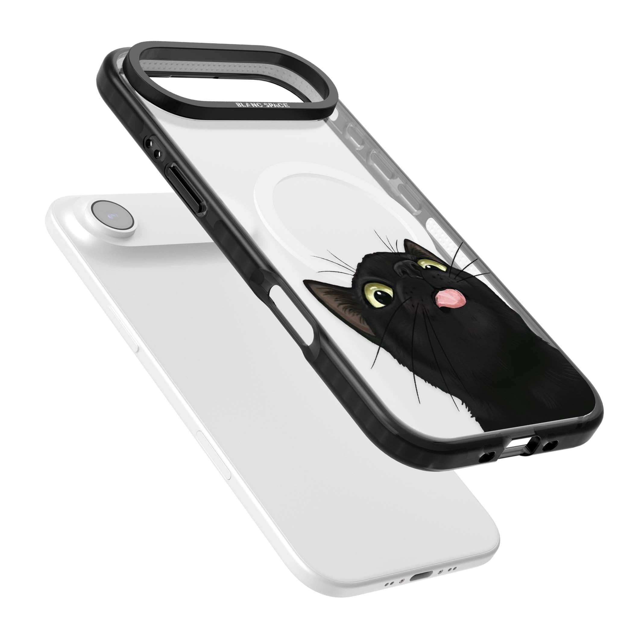 Black Cat Energy for her iPhone case | Black Impact Magsafe case for iPhone Air