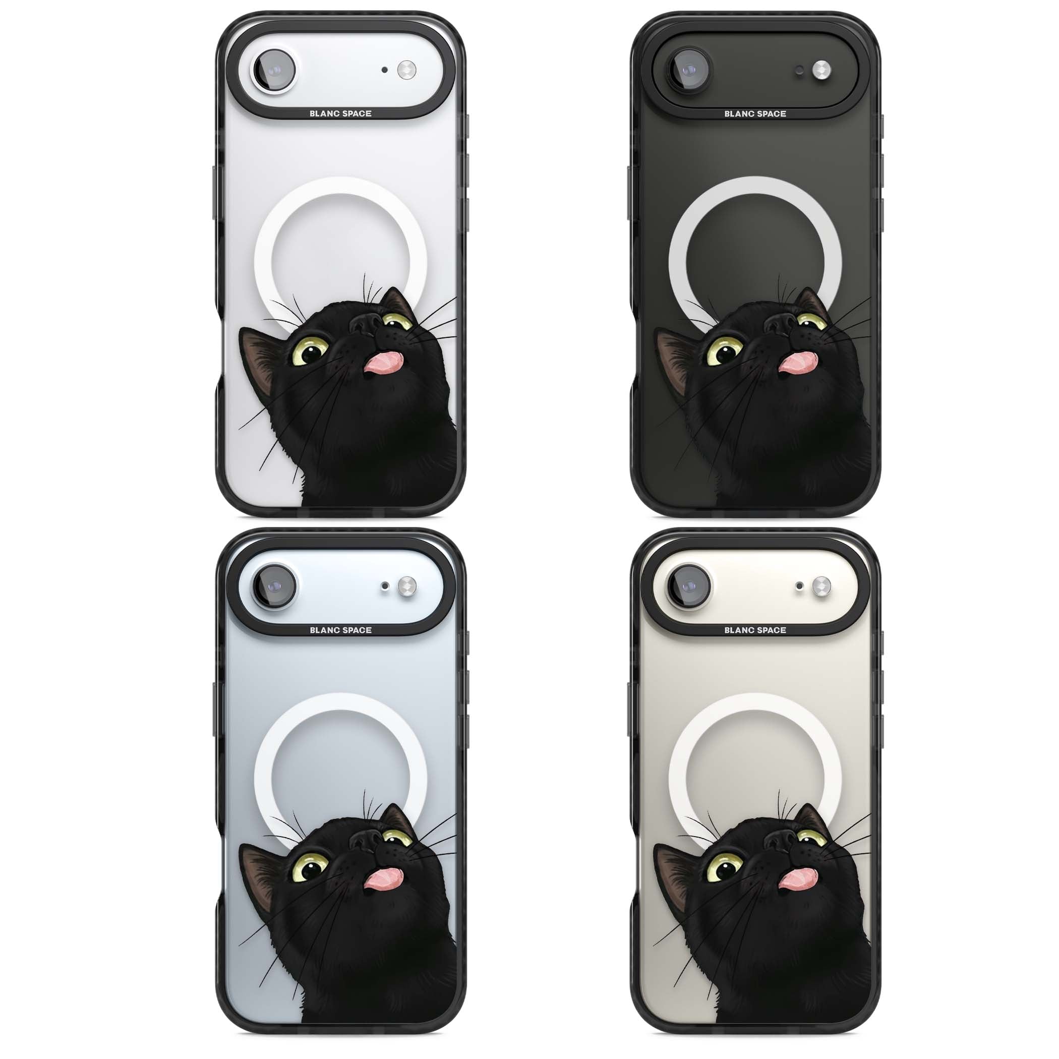 Black Cat Energy for her iPhone case | Black Impact Magsafe case for iPhone Air